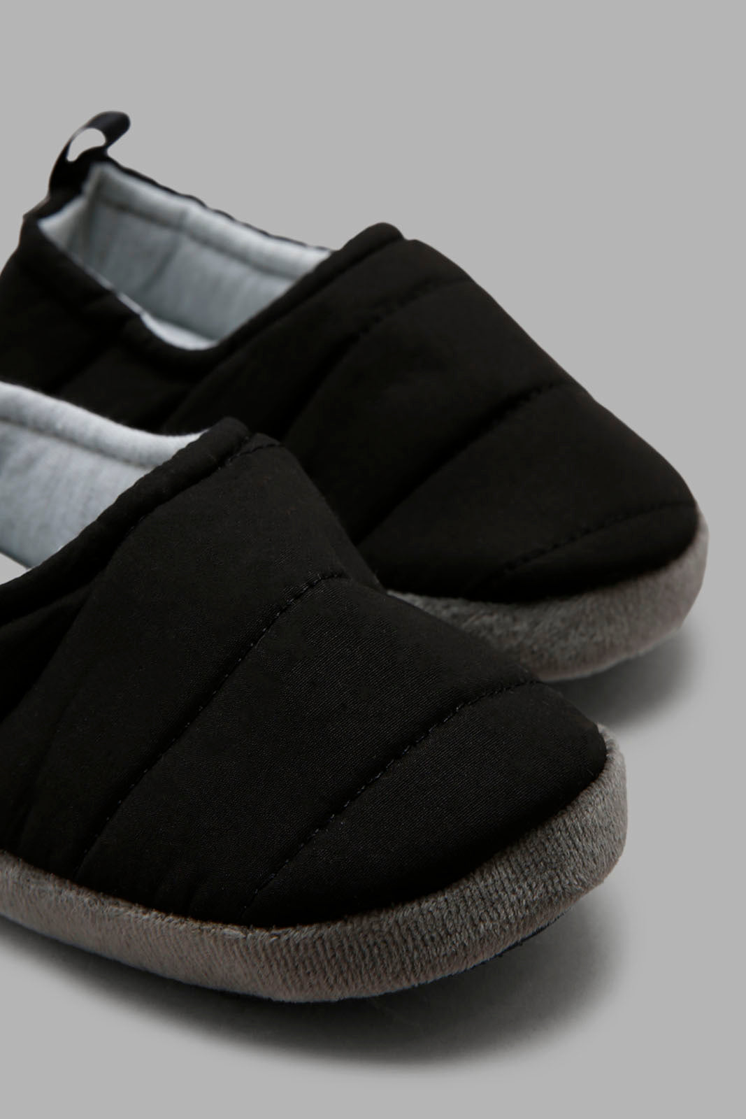 Redtag-Blue-Padded-Slippers-BOY-Slippers,-Category:Slippers,-Colour:Black,-Deals:New-In,-Filter:Boys-Footwear-(3-to-5-Yrs),-New-In-BOY-FOO,-Non-Sale,-Section:Boys-(0-to-14Yrs),-W22A-Boys-3 to 5 Years