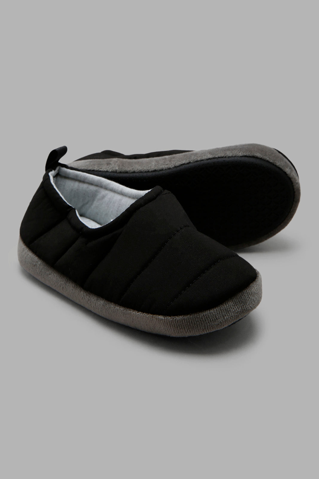 Redtag-Blue-Padded-Slippers-BOY-Slippers,-Category:Slippers,-Colour:Black,-Deals:New-In,-Filter:Boys-Footwear-(3-to-5-Yrs),-New-In-BOY-FOO,-Non-Sale,-Section:Boys-(0-to-14Yrs),-W22A-Boys-3 to 5 Years