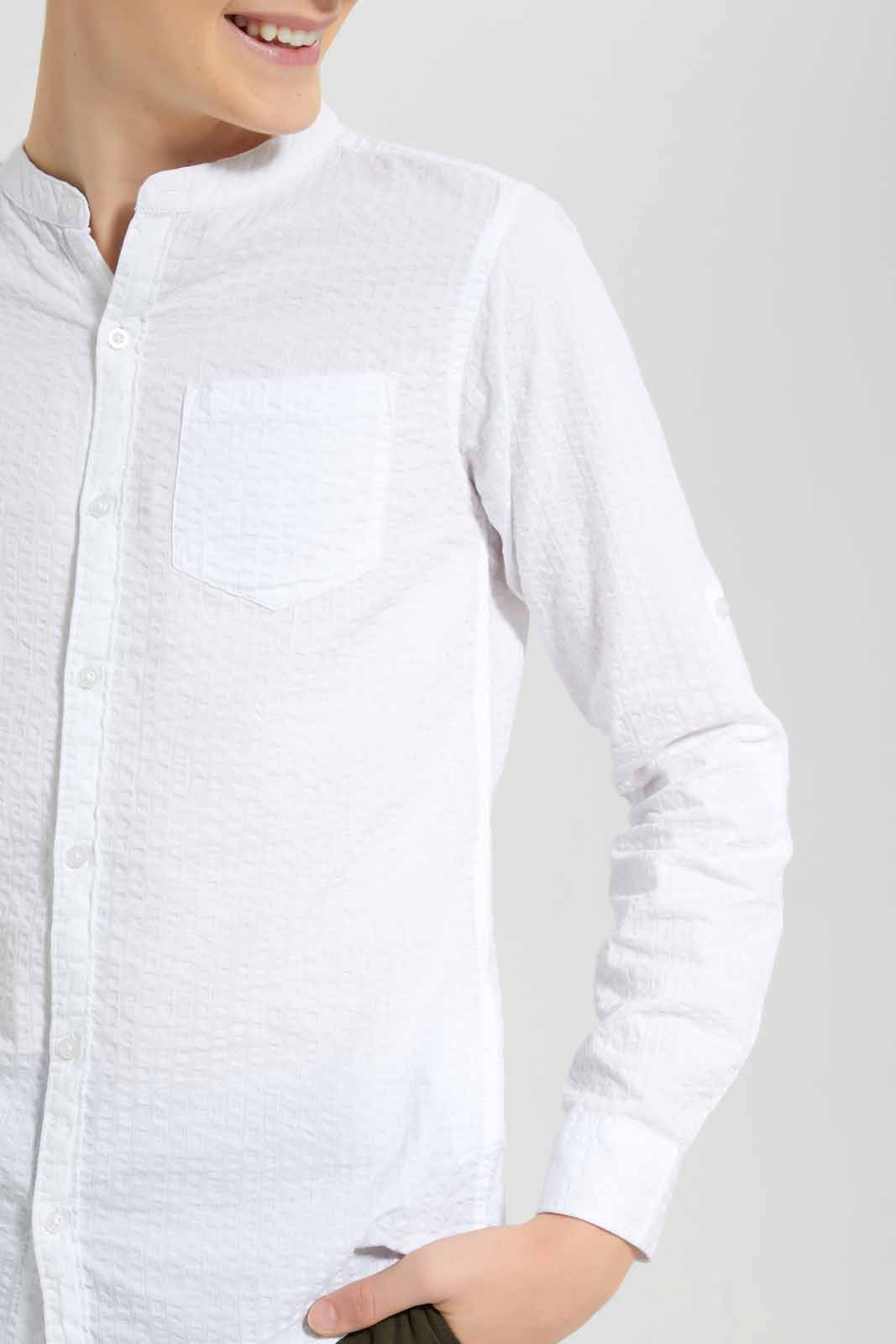 Redtag-White-Seersucker-Solid-Casual-Shirt-BSR-Shirts,-Category:Shirts,-Colour:White,-Deals:New-In,-Filter:Senior-Boys-(8-to-14-Yrs),-New-In-BSR-APL,-Non-Sale,-Section:Boys-(0-to-14Yrs),-W22O-Senior-Boys-9 to 14 Years