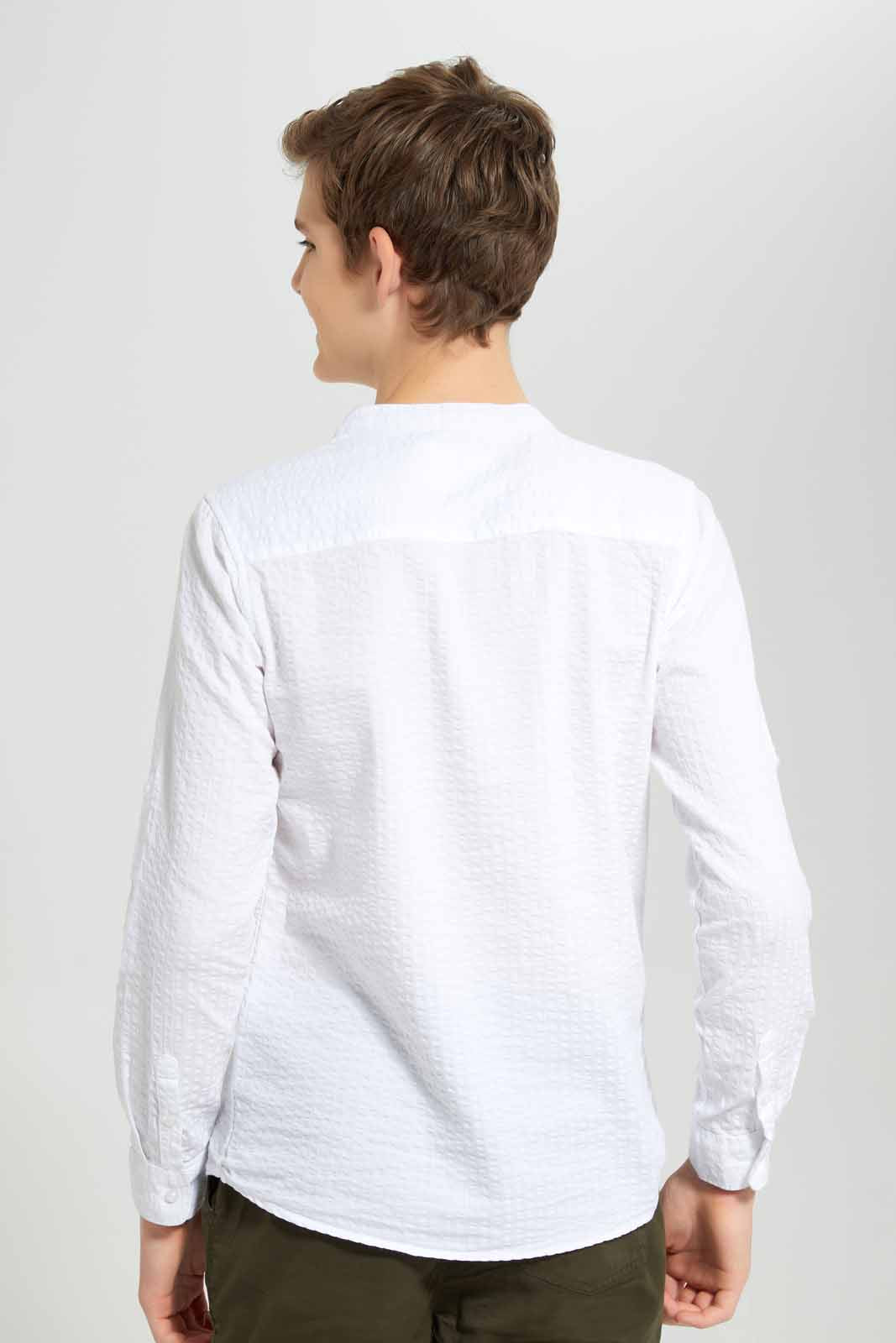 Redtag-White-Seersucker-Solid-Casual-Shirt-BSR-Shirts,-Category:Shirts,-Colour:White,-Deals:New-In,-Filter:Senior-Boys-(8-to-14-Yrs),-New-In-BSR-APL,-Non-Sale,-Section:Boys-(0-to-14Yrs),-W22O-Senior-Boys-9 to 14 Years