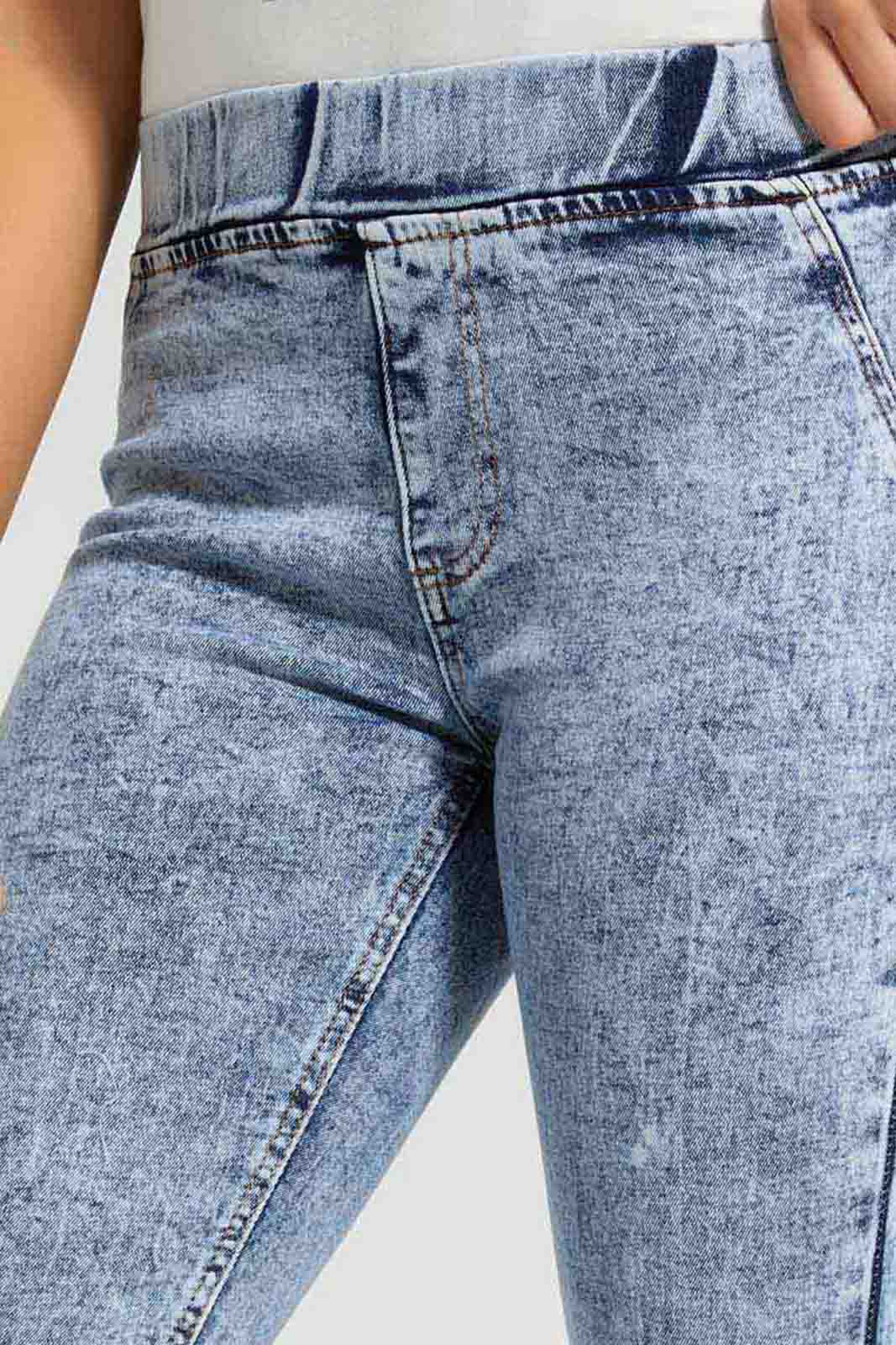 Redtag-Acid-Wash-Jeggings-Category:Jeggings,-Colour:Denim,-Deals:New-In,-Filter:Women's-Clothing,-FIT-WALL-(FTW),-New-In-Women-APL,-Non-Sale,-Section:Women,-W22O,-Women-Jeggings-Women's-