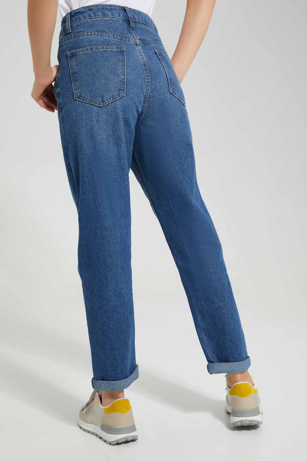 Redtag-Dark-Wash-Mom-Fit-Jeans-Category:Jeans,-Colour:Dark-Wash,-Deals:New-In,-Filter:Women's-Clothing,-New-In-Women-APL,-Non-Sale,-Section:Women,-TBL,-W22O,-Women-Jeans-Women's-