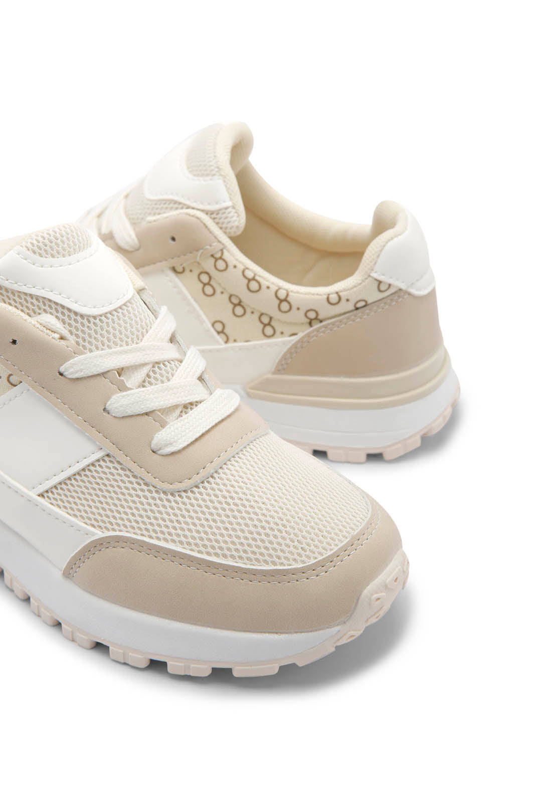Redtag-Beige-Lace-Up-Sneaker-Category:Trainers,-Colour:Beige,-Deals:New-In,-Dept:Girls,-Filter:Girls-Footwear-(5-to-14-Yrs),-GSR-Trainers,-New-In-GSR-FOO,-Non-Sale,-Section:Girls-(0-to-14Yrs),-W22B-Senior-Girls-5 to 14 Years