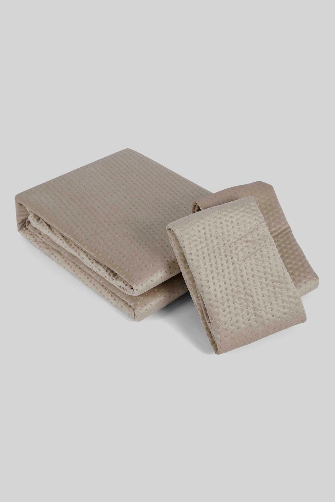 Redtag-Beige-Velvet-Quilt-(Double-Size)-Category:Quilts,-Colour:Beige,-Deals:New-In,-Dept:Home,-Filter:Home-Bedroom,-HMW-BED-Quilts,-New-In-HMW-BED,-Non-Sale,-Section:Homewares,-W22B-Home-Bedroom-