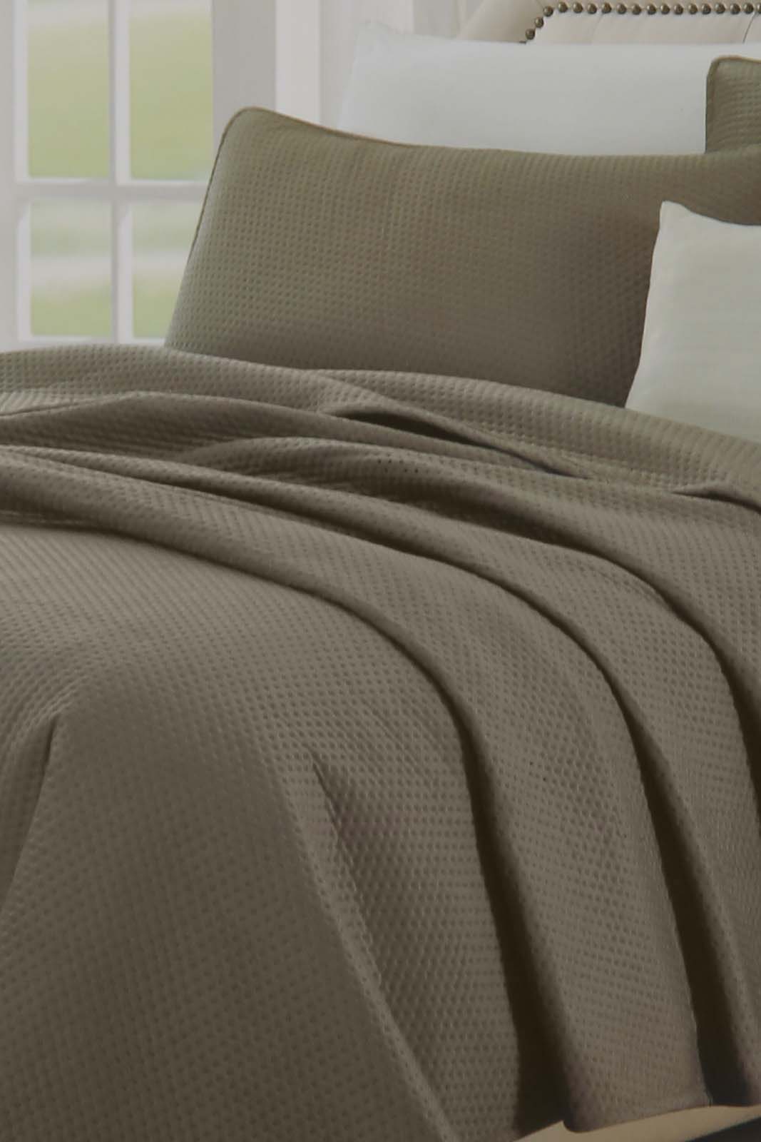 Redtag-Green-Velvet-Quilt-(Double-Size)-Category:Quilts,-Colour:Green,-Deals:New-In,-Dept:Home,-Filter:Home-Bedroom,-HMW-BED-Quilts,-New-In-HMW-BED,-Non-Sale,-Section:Homewares,-W22B-Home-Bedroom-