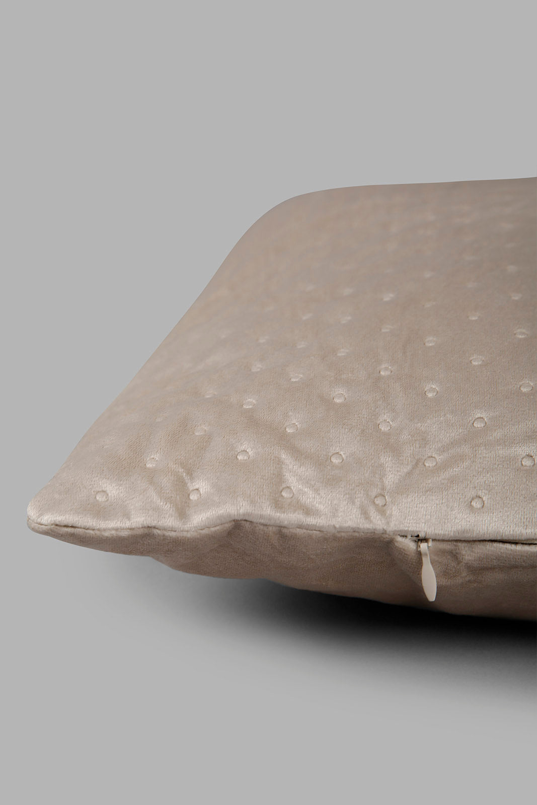 Redtag-Beige-Velvet-Floor-Cushion-Category:Cushions,-Colour:Beige,-Deals:New-In,-Filter:Home-Bedroom,-HMW-BED-Cushions,-New-In-HMW-BED,-Non-Sale,-Section:Homewares,-W22A-Home-Bedroom-
