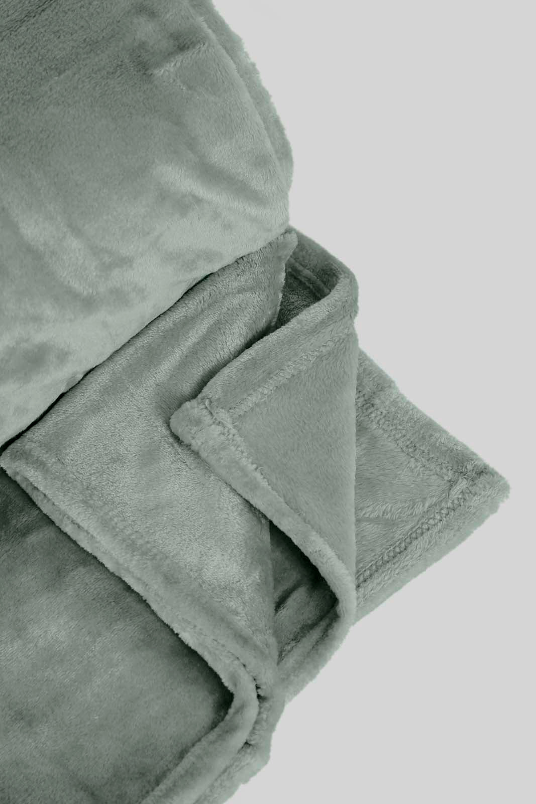 Redtag-Green-Ultra-Soft-Blanket-(Double-Size)-Category:Blankets,-Colour:Green,-Deals:New-In,-Dept:Home,-Filter:Home-Bedroom,-HMW-BED-Blankets,-New-In-HMW-BED,-Non-Sale,-Section:Homewares,-W22A-Home-Bedroom-