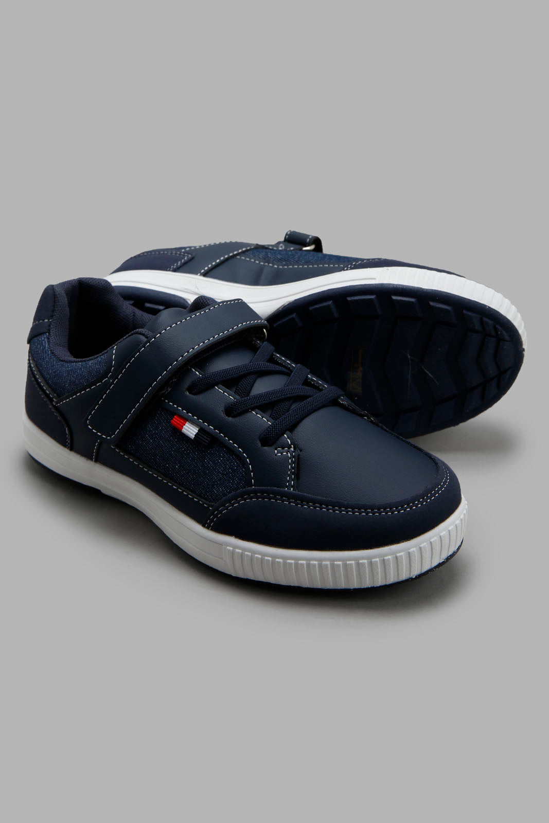 Redtag-Navy-Fabric-Block-Sneaker-BSR-Shoes,-Category:Shoes,-Colour:Navy,-Deals:New-In,-Filter:Boys-Footwear-(5-to-14-Yrs),-New-In-BSR-FOO,-Non-Sale,-Section:Boys-(0-to-14Yrs),-W22B-Senior-Boys-5 to 14 Years