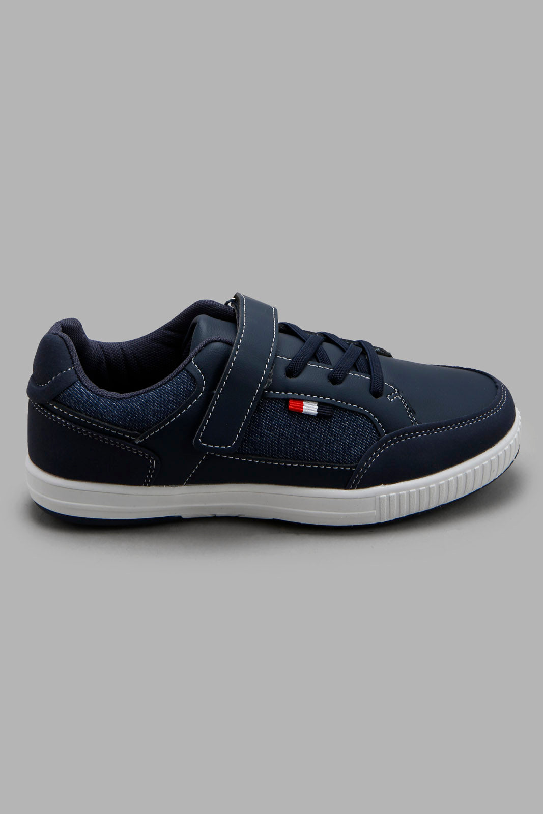 Redtag-Navy-Fabric-Block-Sneaker-BSR-Shoes,-Category:Shoes,-Colour:Navy,-Deals:New-In,-Filter:Boys-Footwear-(5-to-14-Yrs),-New-In-BSR-FOO,-Non-Sale,-Section:Boys-(0-to-14Yrs),-W22B-Senior-Boys-5 to 14 Years