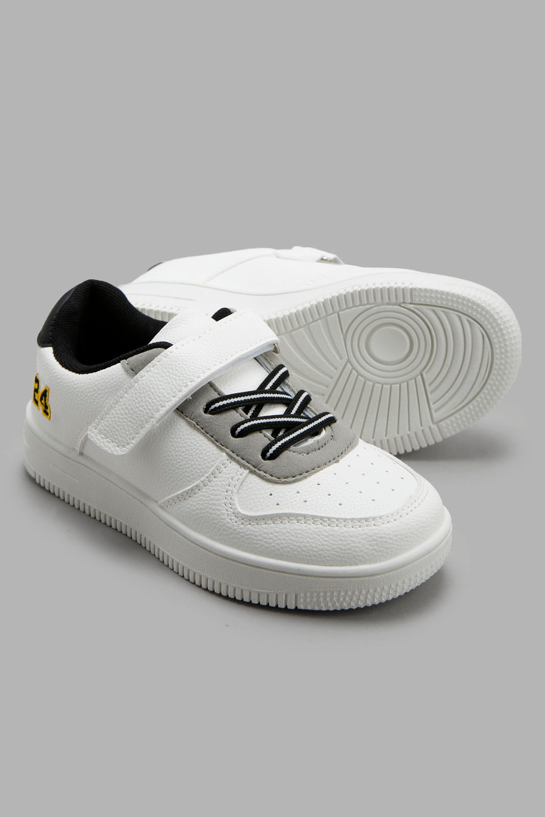 Redtag-White-Color-Block-Skate-Shoe-BSR-Shoes,-Category:Shoes,-Colour:White,-Deals:New-In,-Filter:Boys-Footwear-(5-to-14-Yrs),-New-In-BSR-FOO,-Non-Sale,-Section:Boys-(0-to-14Yrs),-W22B-Senior-Boys-5 to 14 Years