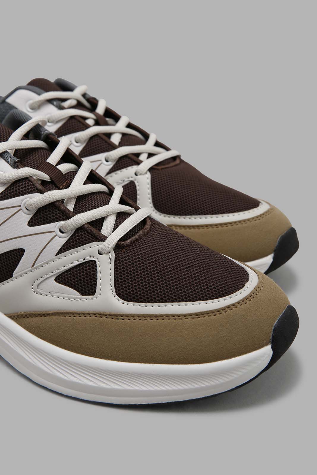 Redtag-Beige-Color-Block-Sneaker-Category:Trainers,-Colour:Beige,-Deals:New-In,-Filter:Men's-Footwear,-Men-Trainers,-New-In-Men-FOO,-Non-Sale,-Section:Men,-W22B-Men's-