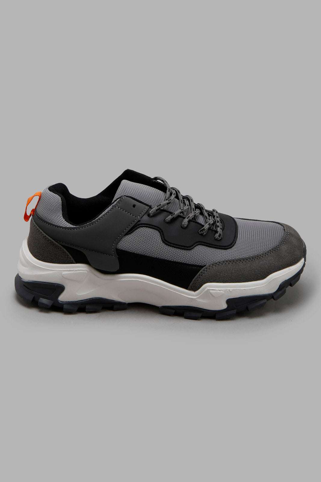 Redtag-Grey-Colour-Block-Trekker-Category:Trainers,-Colour:Grey,-Deals:New-In,-Filter:Men's-Footwear,-Men-Trainers,-New-In-Men-FOO,-Non-Sale,-Section:Men,-W22B-Men's-