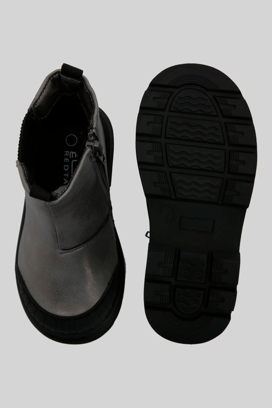 Redtag-Silver-Ankle-Boot-Category:Boots,-Colour:Silver,-Deals:New-In,-Dept:Girls,-Filter:Girls-Footwear-(1-to-3-Yrs),-ING-Boots,-New-In-ING-FOO,-Non-Sale,-Section:Girls-(0-to-14Yrs),-W22B-Infant-Girls-1 to 3 Years