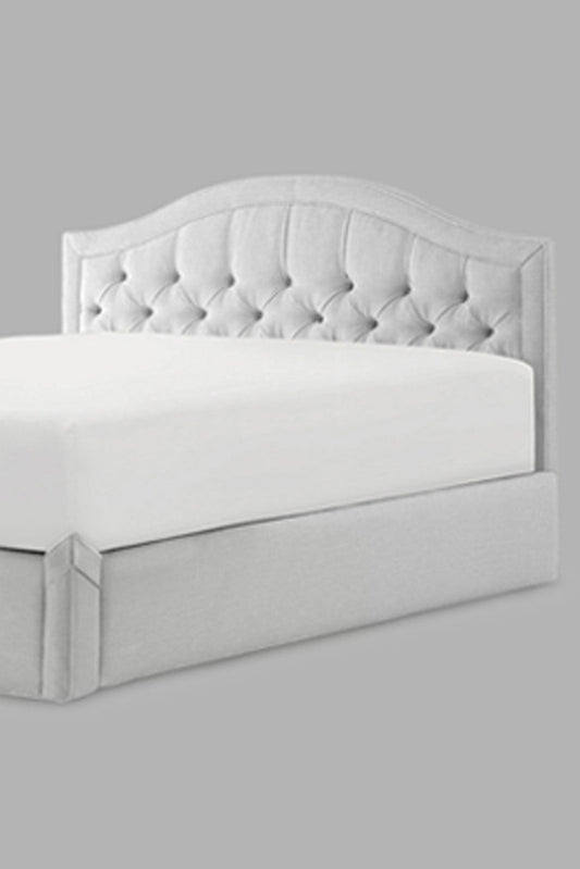Redtag-Ivory-Fitted-Sheet-(Super-King-Size)-365,-Category:Fitted-Sheets,-Colour:Ivory,-Deals:New-In,-Filter:Home-Bedroom,-HMW-BED-Fitted-Sheets,-New-In-HMW-BED,-Non-Sale,-Section:Homewares-Home-Bedroom-
