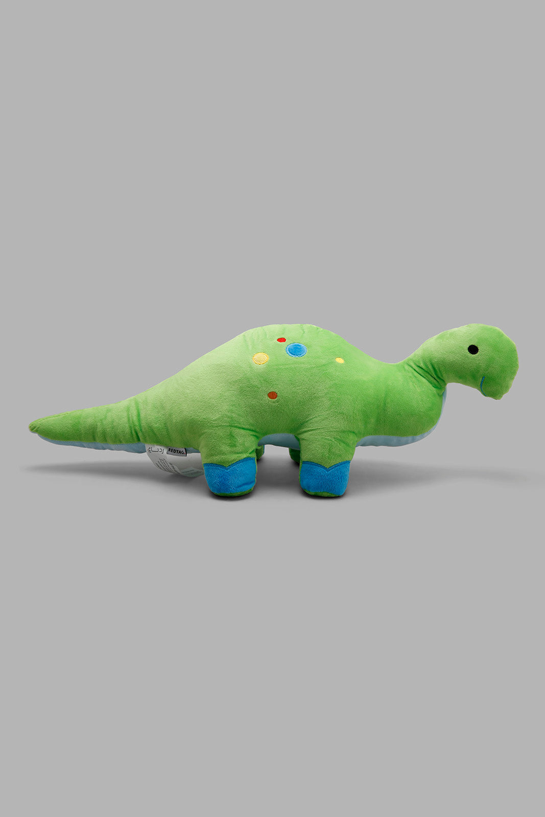 Redtag-Green-Dinosaur-Kids-Cushion-Category:Cushions,-Colour:Green,-Deals:New-In,-Filter:Home-Bedroom,-HMW-BED-Cushions,-New-In-HMW-BED,-Non-Sale,-Section:Homewares,-W22A-Home-Bedroom-