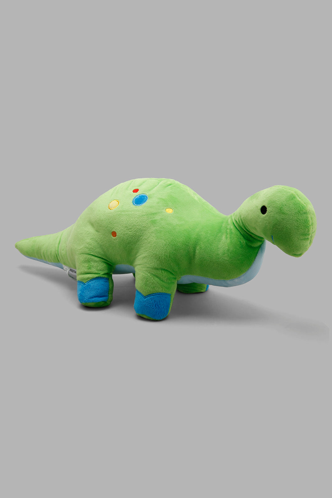 Redtag-Green-Dinosaur-Kids-Cushion-Category:Cushions,-Colour:Green,-Deals:New-In,-Filter:Home-Bedroom,-HMW-BED-Cushions,-New-In-HMW-BED,-Non-Sale,-Section:Homewares,-W22A-Home-Bedroom-