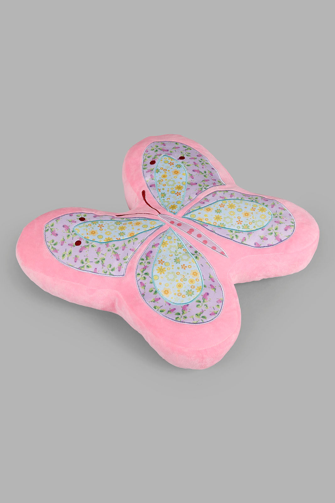 Redtag-Pink-Butterfly-Kids-Cushion-Category:Cushions,-Colour:Pink,-Deals:New-In,-Filter:Home-Bedroom,-HMW-BED-Cushions,-New-In-HMW-BED,-Non-Sale,-Section:Homewares,-W22A-Home-Bedroom-