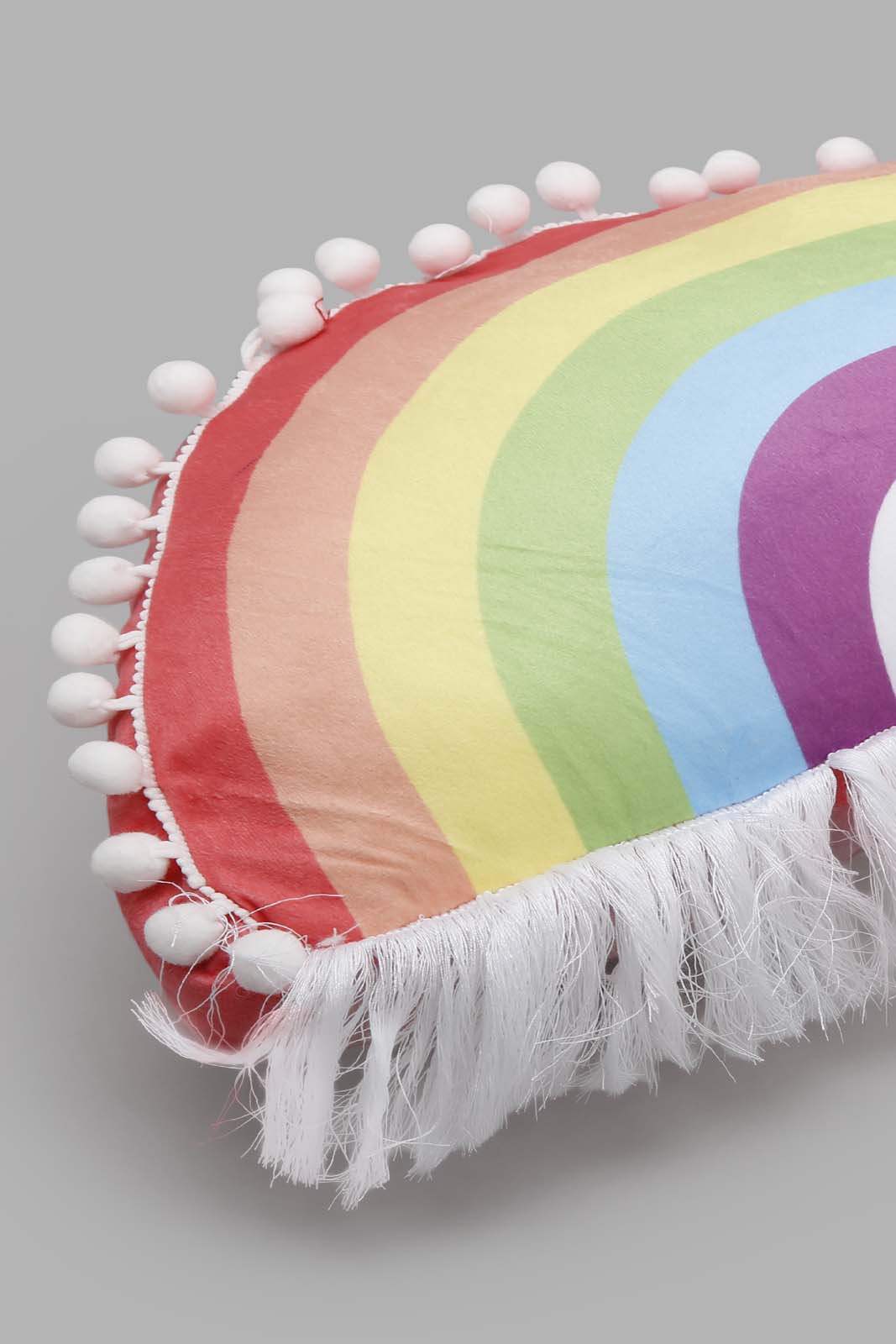 Redtag-Multicolour-Rainbow-Kids-Cushion-Category:Cushions,-Colour:Multicolour,-Deals:New-In,-Filter:Home-Bedroom,-HMW-BED-Cushions,-New-In-HMW-BED,-Non-Sale,-Section:Homewares,-W22A-Home-Bedroom-