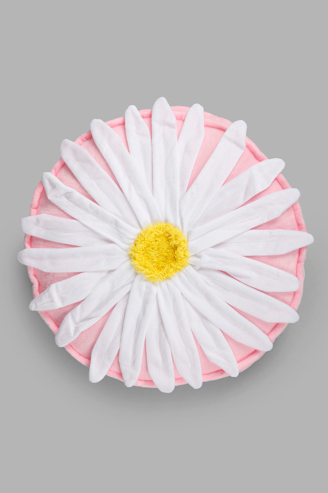 Redtag-Pink-Flower-Kids-Cushion-Category:Cushions,-Colour:Pink,-Deals:New-In,-Filter:Home-Bedroom,-HMW-BED-Cushions,-New-In-HMW-BED,-Non-Sale,-Section:Homewares,-W22A-Home-Bedroom-
