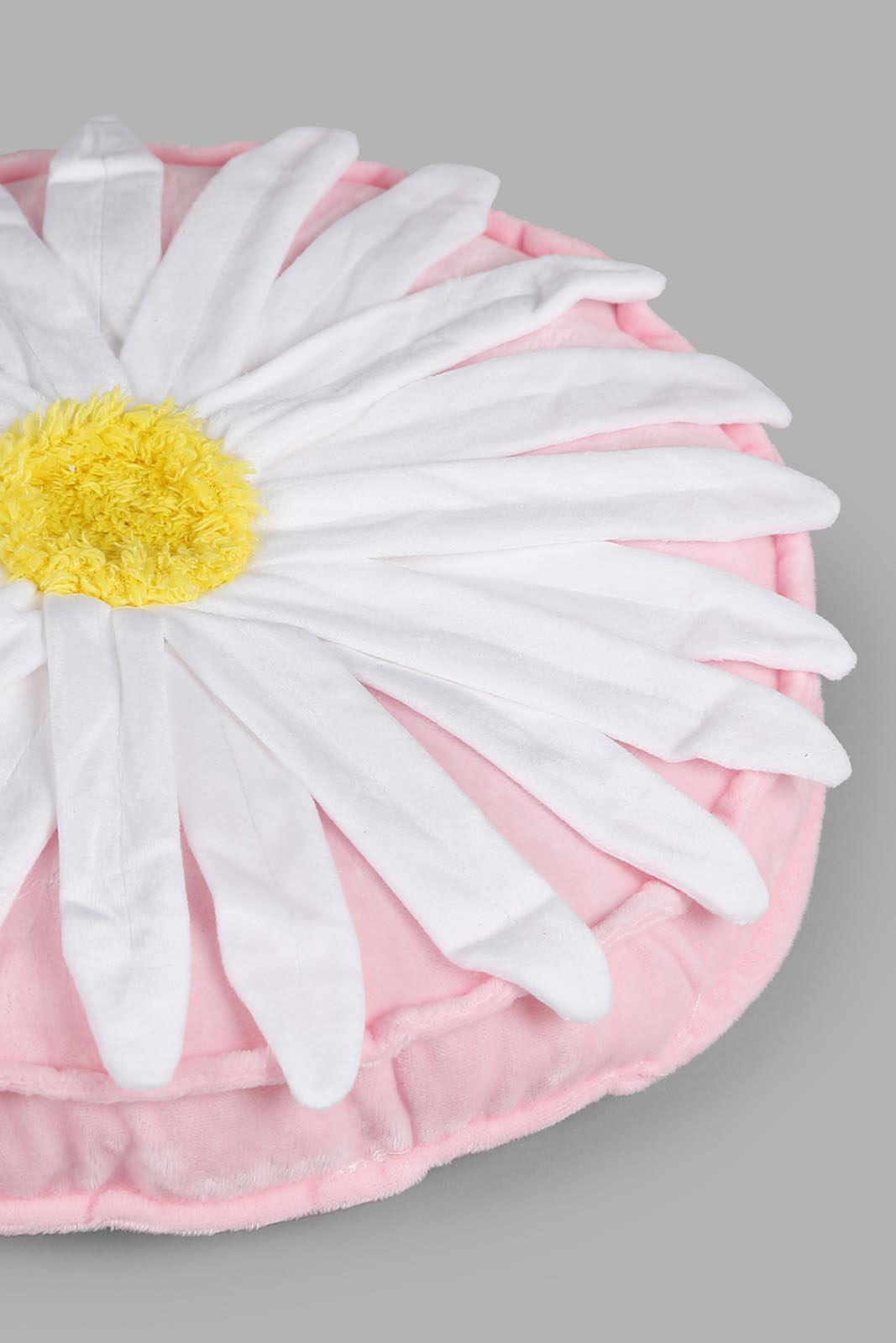Redtag-Pink-Flower-Kids-Cushion-Category:Cushions,-Colour:Pink,-Deals:New-In,-Filter:Home-Bedroom,-HMW-BED-Cushions,-New-In-HMW-BED,-Non-Sale,-Section:Homewares,-W22A-Home-Bedroom-