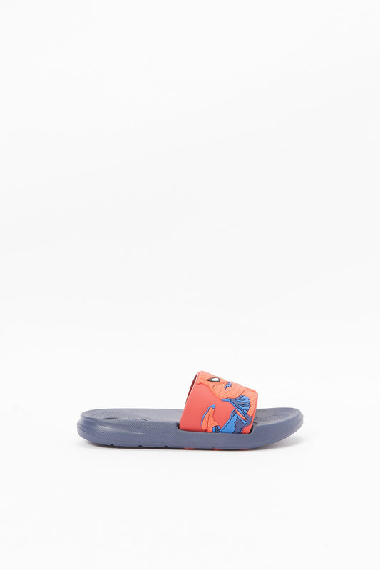 Redtag-Navy-Spiderman-Character-Slide-BOY-Flip-Flops,-Category:Flip-Flops,-CHR,-Colour:Navy,-Deals:2-FOR-69,-Deals:New-In,-Dept:Boys,-Filter:Boys-Footwear-(3-to-5-Yrs),-New-In-BOY-FOO,-Non-Sale,-Section:Boys-(0-to-14Yrs),-W22B-Boys-3 to 5 Years