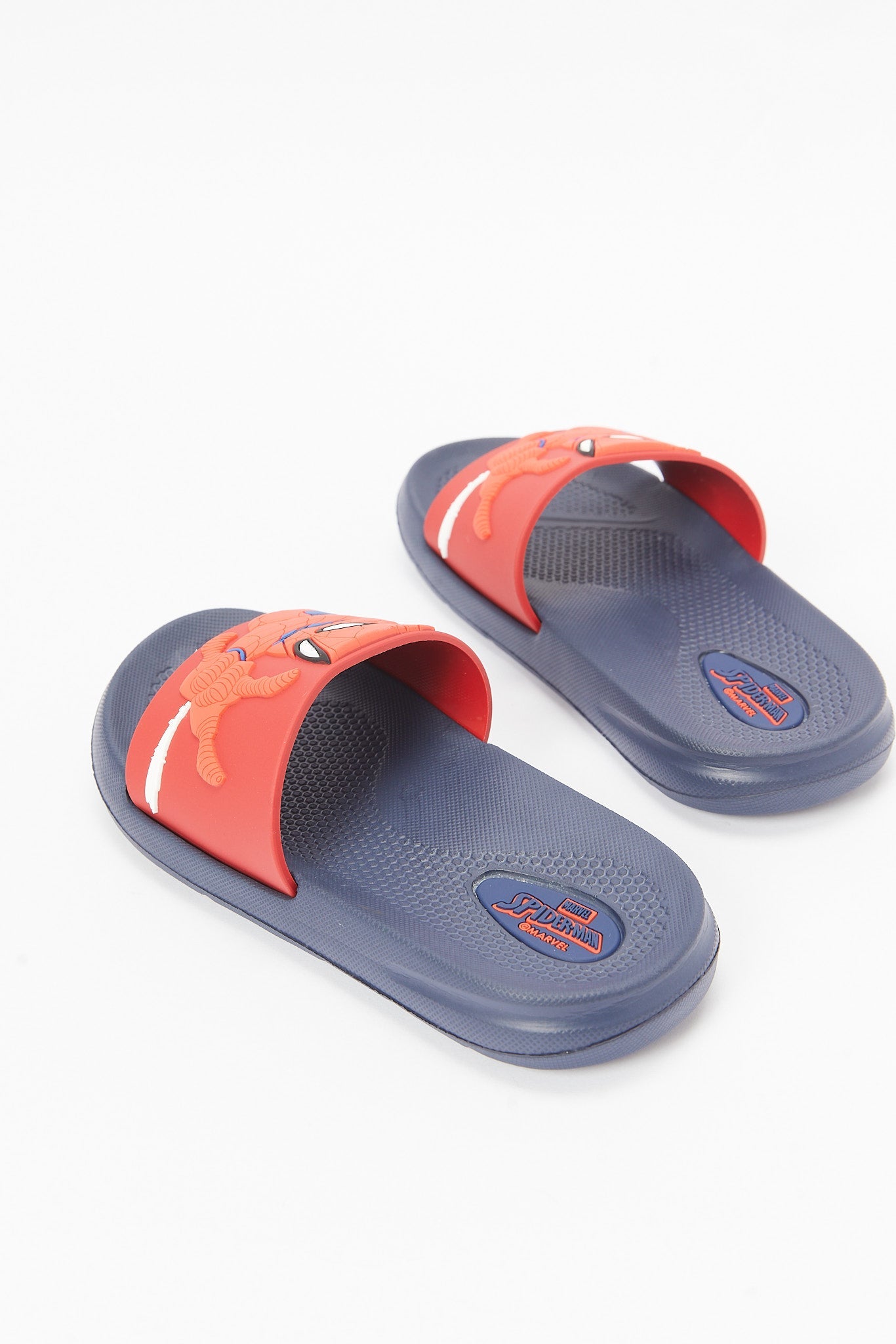 Redtag-Navy-Spiderman-Character-Slide-BOY-Flip-Flops,-Category:Flip-Flops,-CHR,-Colour:Navy,-Deals:2-FOR-69,-Deals:New-In,-Dept:Boys,-Filter:Boys-Footwear-(3-to-5-Yrs),-New-In-BOY-FOO,-Non-Sale,-Section:Boys-(0-to-14Yrs),-W22B-Boys-3 to 5 Years
