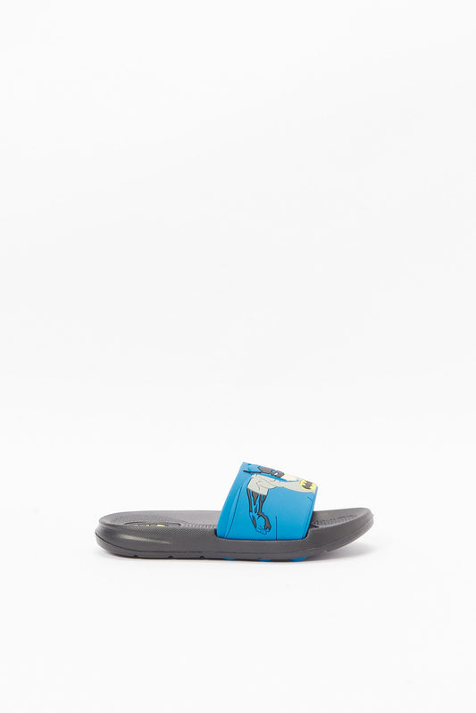 Redtag-Black-Batman-Character-Slide-BOY-Flip-Flops,-Category:Flip-Flops,-CHR,-Colour:Black,-Deals:2-FOR-69,-Deals:New-In,-Dept:Boys,-Filter:Boys-Footwear-(3-to-5-Yrs),-New-In-BOY-FOO,-Non-Sale,-Section:Boys-(0-to-14Yrs),-W22B-Boys-3 to 5 Years