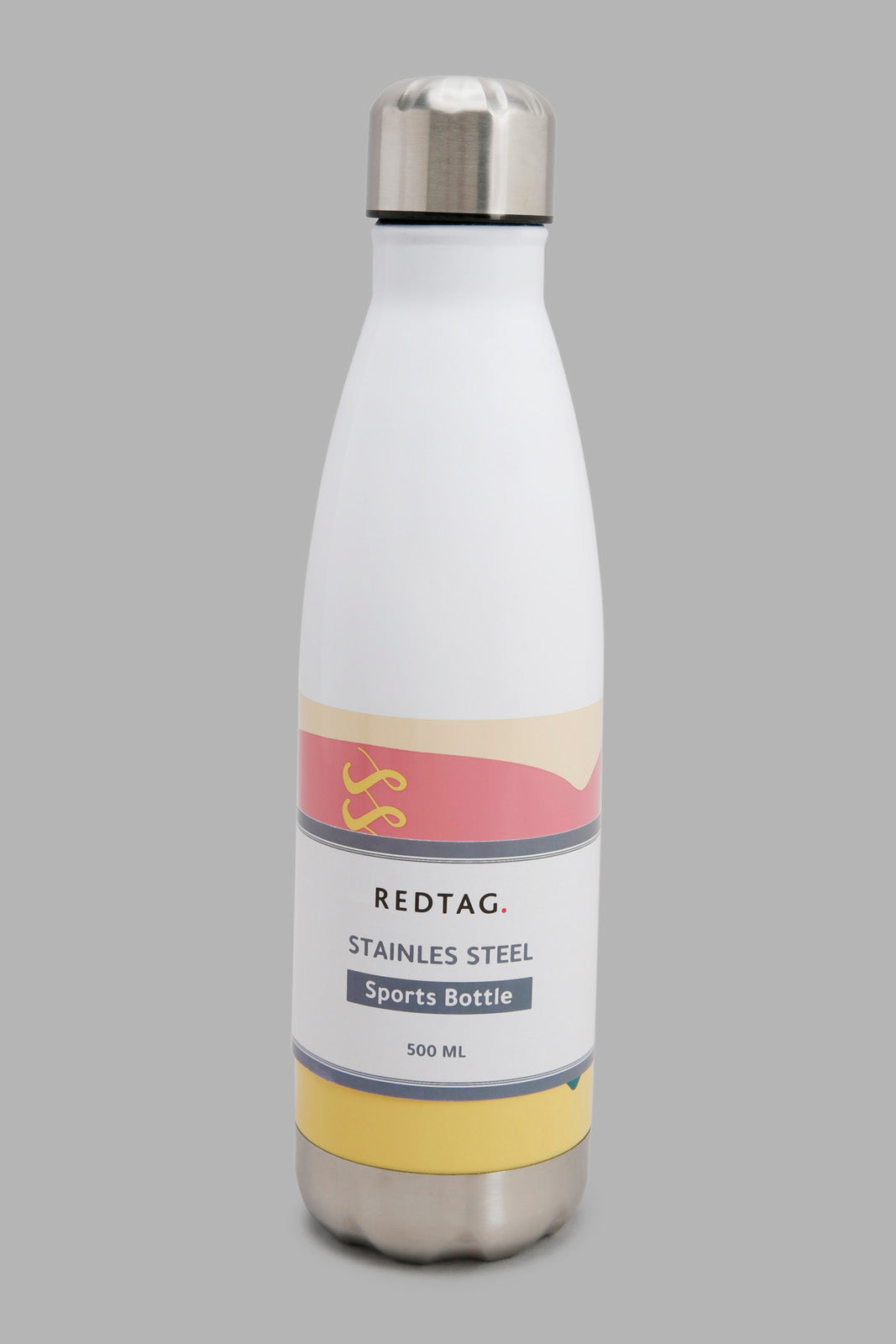 Redtag-Assorted-Water-Bottle-Category:Bottles,-Colour:Assorted,-Deals:New-In,-Filter:Home-Dining,-HMW-DIN-Drinkware,-New-In-HMW-DIN,-Non-Sale,-Section:Homewares,-W22A-Home-Dining-