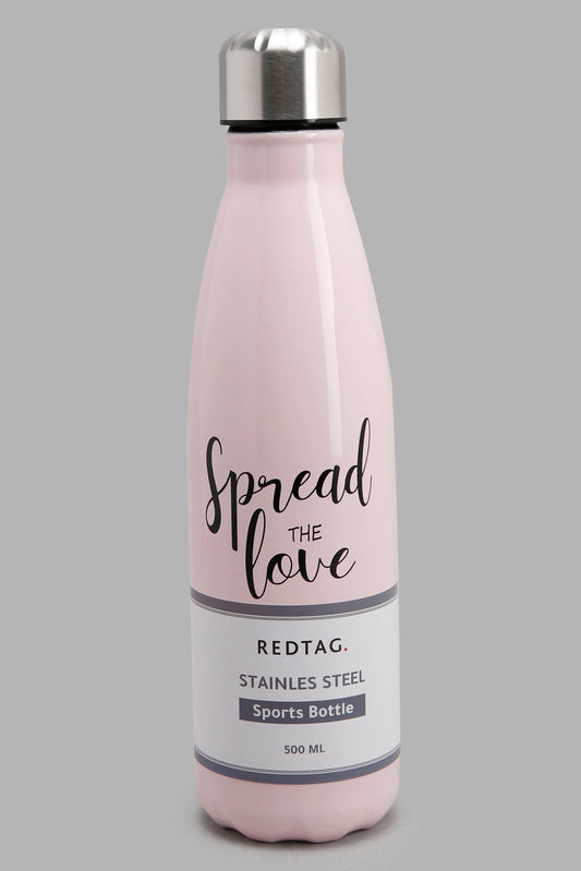 Redtag-Pink-Water-Bottle-Category:Bottles,-Colour:Pink,-Deals:New-In,-Filter:Home-Dining,-HMW-DIN-Drinkware,-Naya,-New-In-HMW-DIN,-Non-Sale,-Section:Homewares,-W22A-Home-Dining-