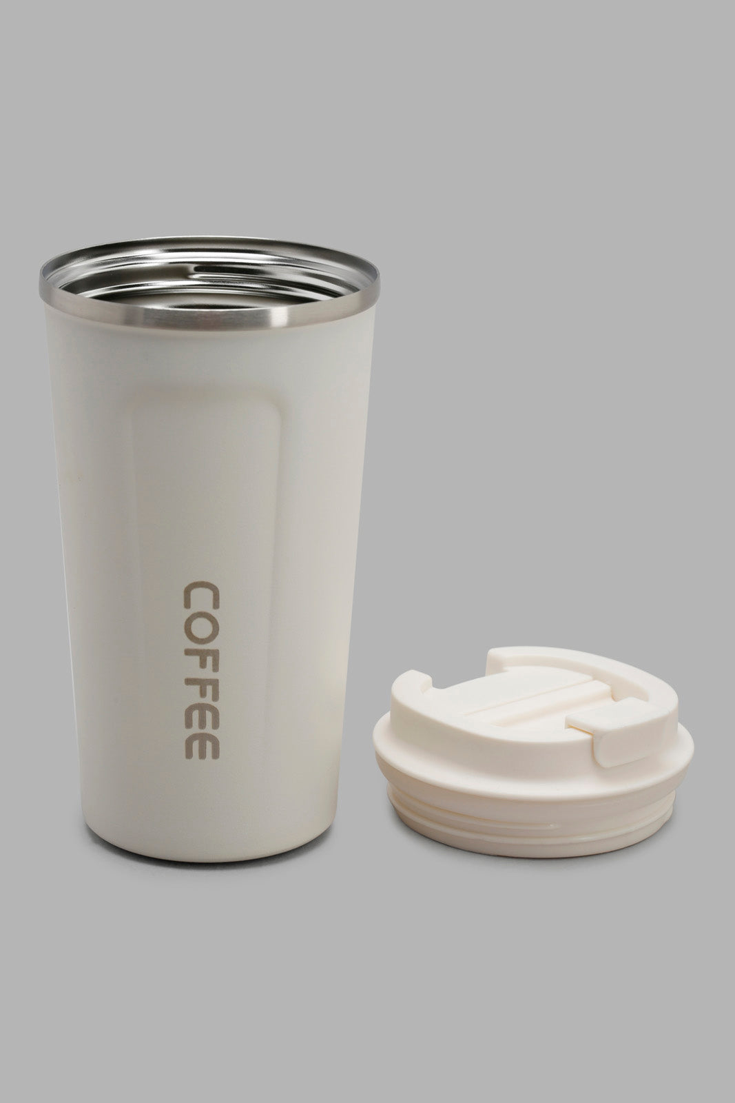 Redtag-White-Travel-Mug-Category:Cups-&-Mugs,-Colour:White,-Deals:New-In,-Filter:Home-Dining,-HMW-DIN-Crockery,-New-In-HMW-DIN,-Non-Sale,-Section:Homewares,-W22O-Home-Dining-