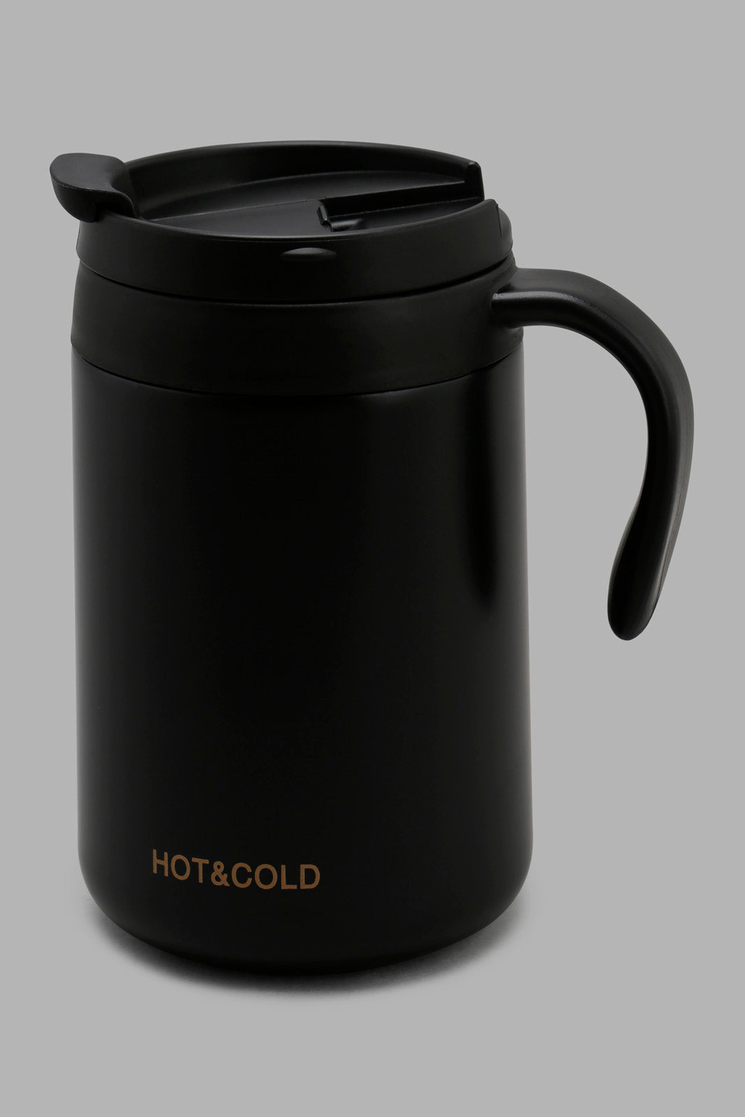 Redtag-Black-Travel-Mug-Category:Cups-&-Mugs,-Colour:Black,-Deals:New-In,-Filter:Home-Dining,-HMW-DIN-Crockery,-New-In-HMW-DIN,-Non-Sale,-Section:Homewares,-W22O-Home-Dining-