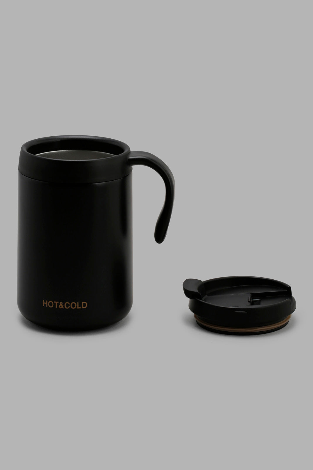 Redtag-Black-Travel-Mug-Category:Cups-&-Mugs,-Colour:Black,-Deals:New-In,-Filter:Home-Dining,-HMW-DIN-Crockery,-New-In-HMW-DIN,-Non-Sale,-Section:Homewares,-W22O-Home-Dining-