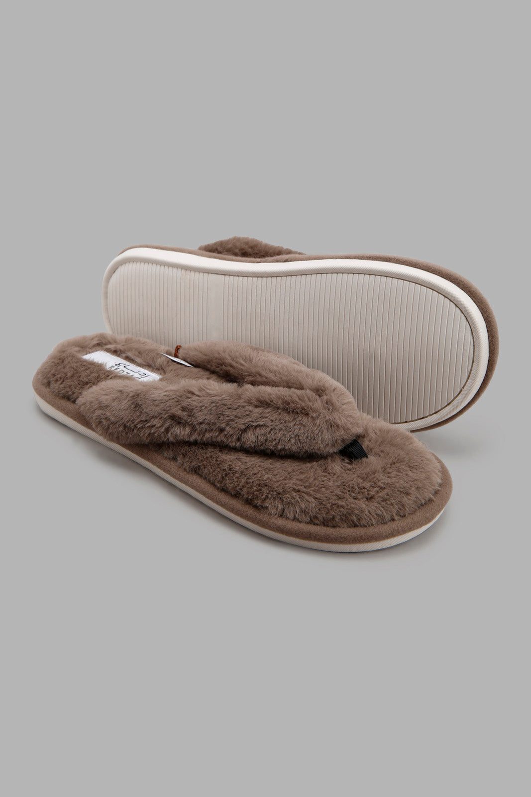 Redtag-Mid-Grey-Slipper-Category:Slippers,-Colour:Grey,-Deals:New-In,-Filter:Men's-Footwear,-Men-Slippers,-New-In-Men-FOO,-Non-Sale,-Section:Men,-W22A-Men's-