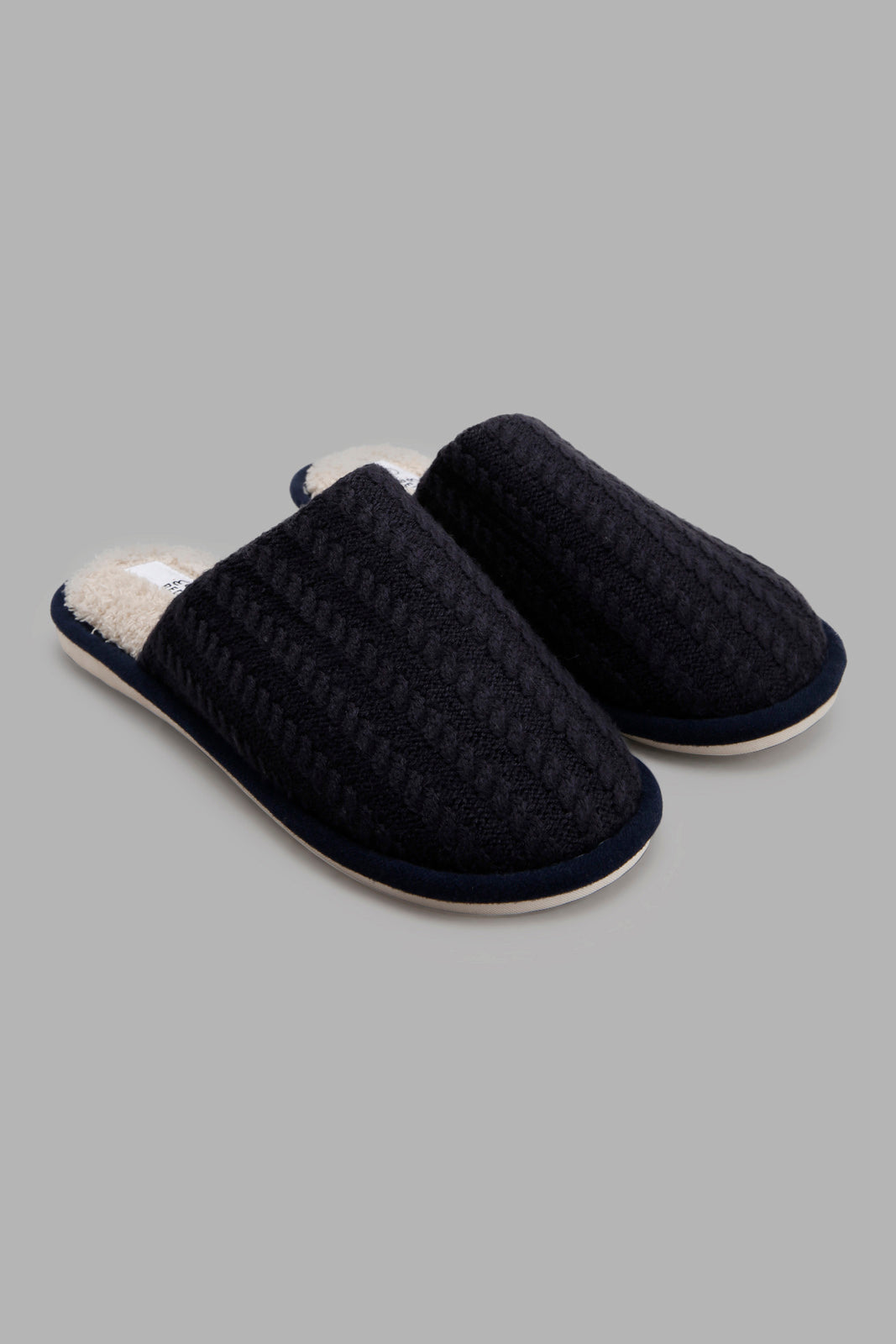 Redtag-Navy-Slipper-Category:Slippers,-Colour:Navy,-Deals:New-In,-Filter:Men's-Footwear,-Men-Slippers,-New-In-Men-FOO,-Non-Sale,-Section:Men,-W22A-Men's-