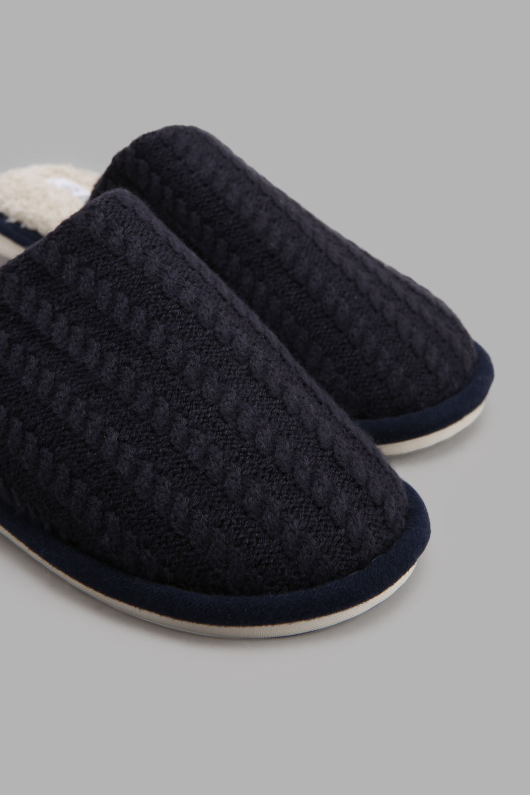 Redtag-Navy-Slipper-Category:Slippers,-Colour:Navy,-Deals:New-In,-Filter:Men's-Footwear,-Men-Slippers,-New-In-Men-FOO,-Non-Sale,-Section:Men,-W22A-Men's-