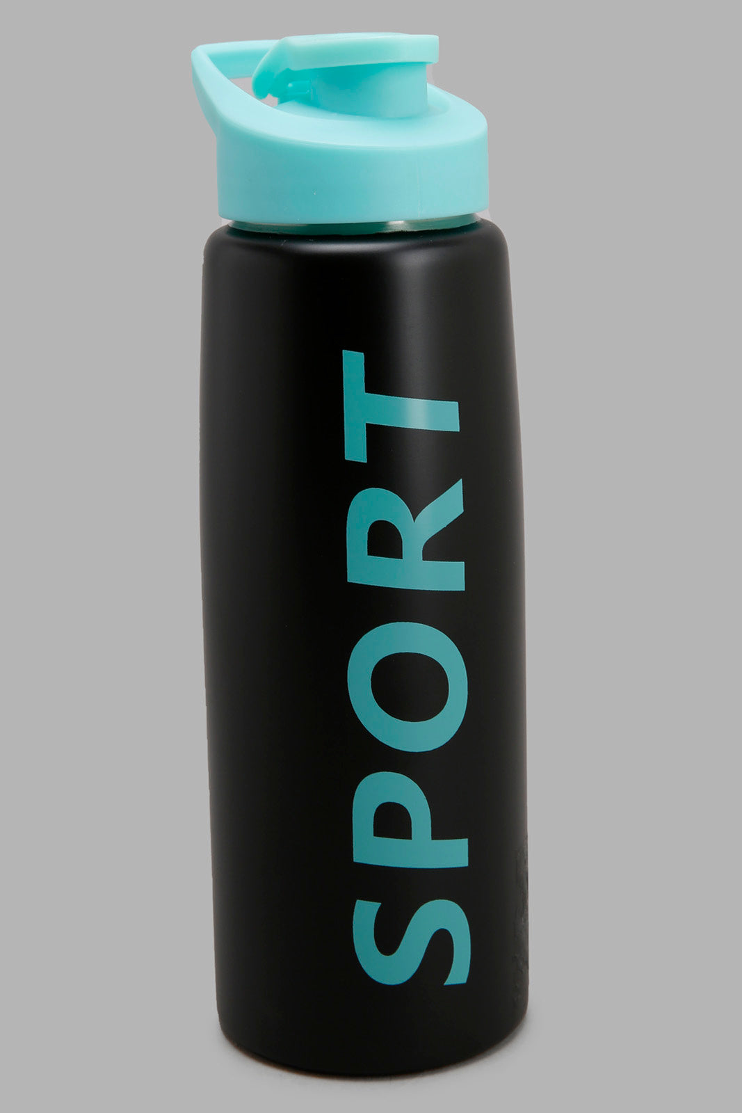 Redtag-Black-Drink-Bottle-Category:Bottles,-Colour:Black,-Deals:New-In,-Filter:Home-Dining,-HMW-DIN-Drinkware,-New-In-HMW-DIN,-Non-Sale,-Section:Homewares,-W22B-Home-Dining-