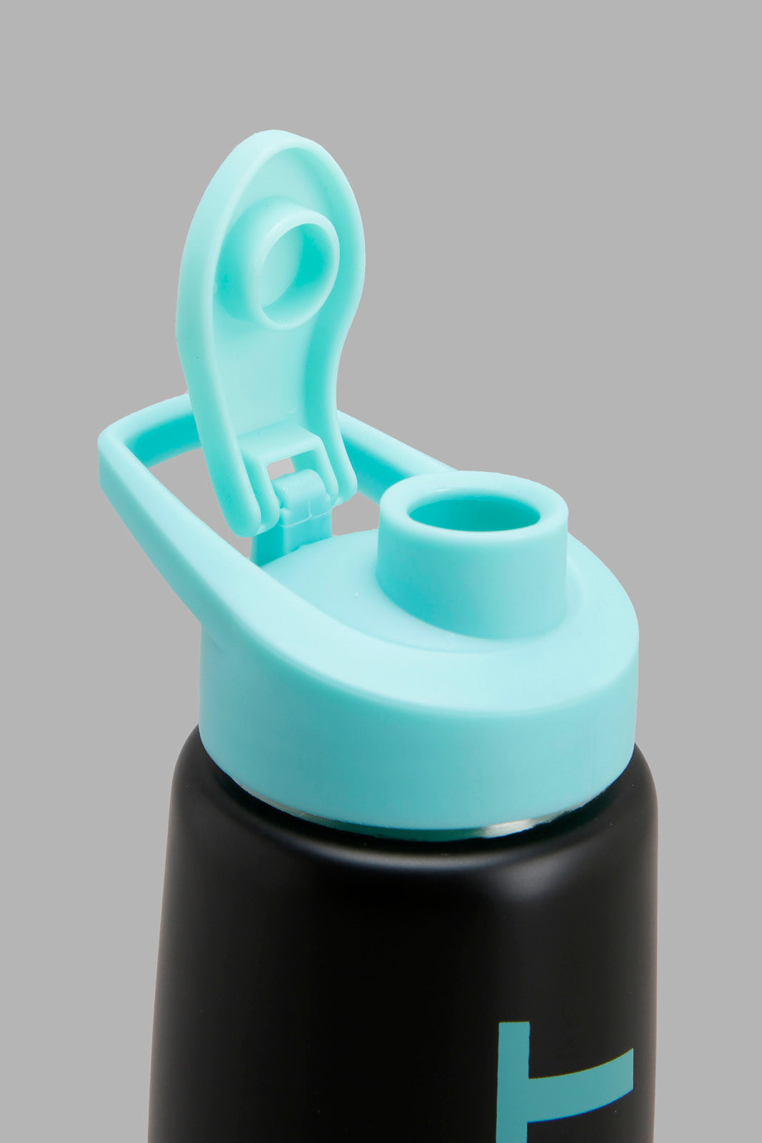 Redtag-Black-Drink-Bottle-Category:Bottles,-Colour:Black,-Deals:New-In,-Filter:Home-Dining,-HMW-DIN-Drinkware,-New-In-HMW-DIN,-Non-Sale,-Section:Homewares,-W22B-Home-Dining-