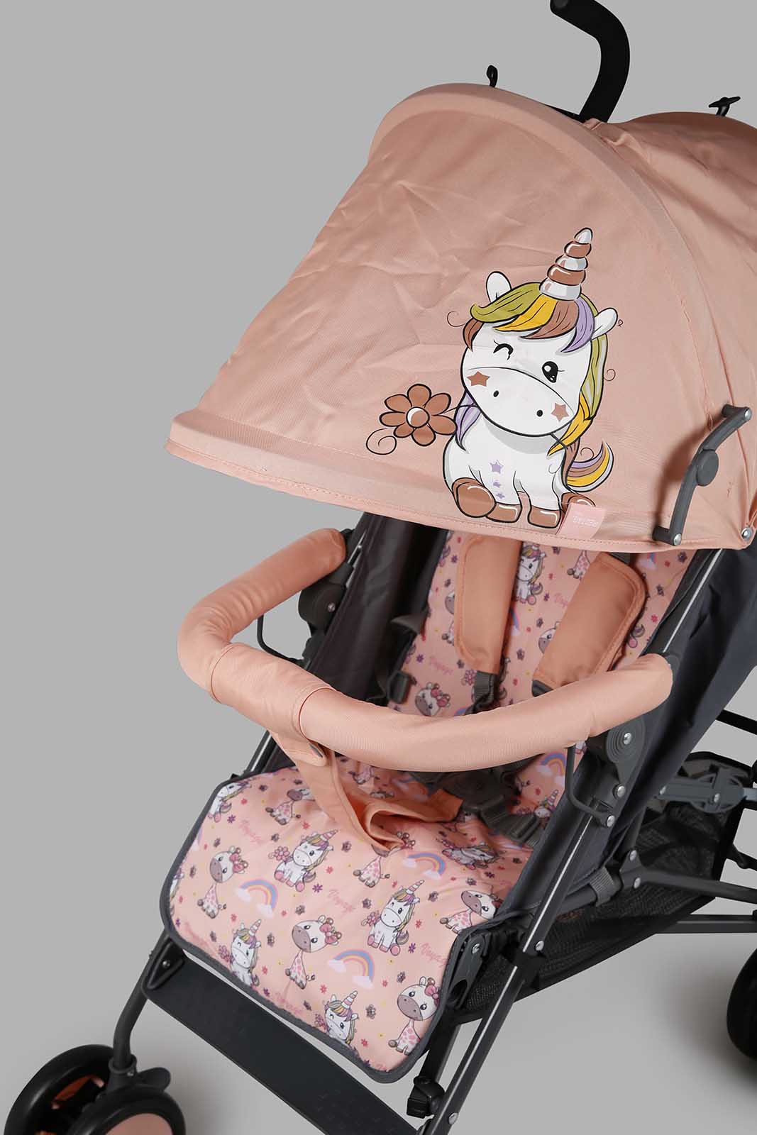 Redtag-Pale-Pink-Baby-Stroller-Unicorn-Prints-365,-Category:Baby-Carriers-and-Car-Seats,-Colour:Pink,-Filter:Newborn-Accessories,-NBN-Baby-Carriers-and-Car-Seats,-New-In,-New-In-NBN-ACC,-Non-Sale,-Section:Boys-(0-to-14Yrs)-New-Born-Baby-