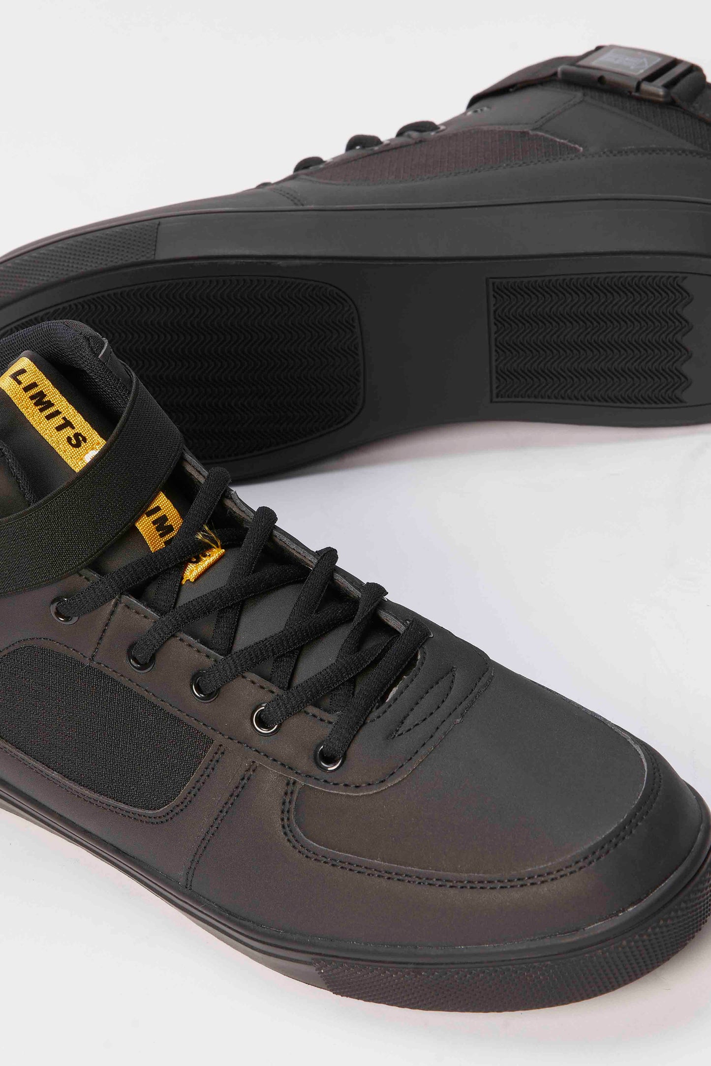 Redtag-Black-High-Top-Category:Trainers,-Colour:Black,-Deals:New-In,-Dept:Menswear,-Filter:Men's-Footwear,-Men-Trainers,-New-In-Men-FOO,-Non-Sale,-Section:Men,-W22A-Men's-