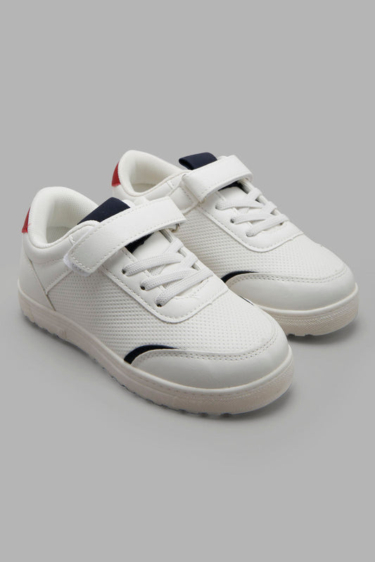 Redtag-White-Multi-Color-Skate-Shoe-BOY-Shoes,-Category:Shoes,-Colour:White,-Deals:New-In,-Filter:Boys-Footwear-(3-to-5-Yrs),-New-In-BOY-FOO,-Non-Sale,-Section:Boys-(0-to-14Yrs),-W22A-Boys-3 to 5 Years