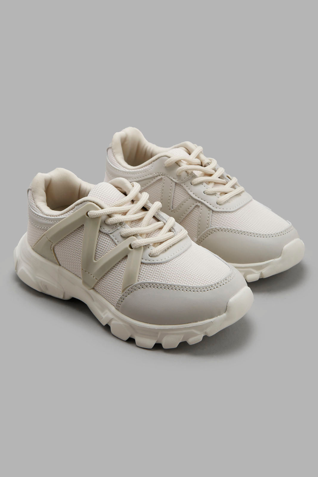 Redtag-White-Chunky-Sneaker-BOY-Trainers,-Category:Trainers,-Colour:White,-Deals:New-In,-Filter:Boys-Footwear-(3-to-5-Yrs),-New-In-BOY-FOO,-Non-Sale,-Section:Boys-(0-to-14Yrs),-W22B-Boys-3 to 5 Years