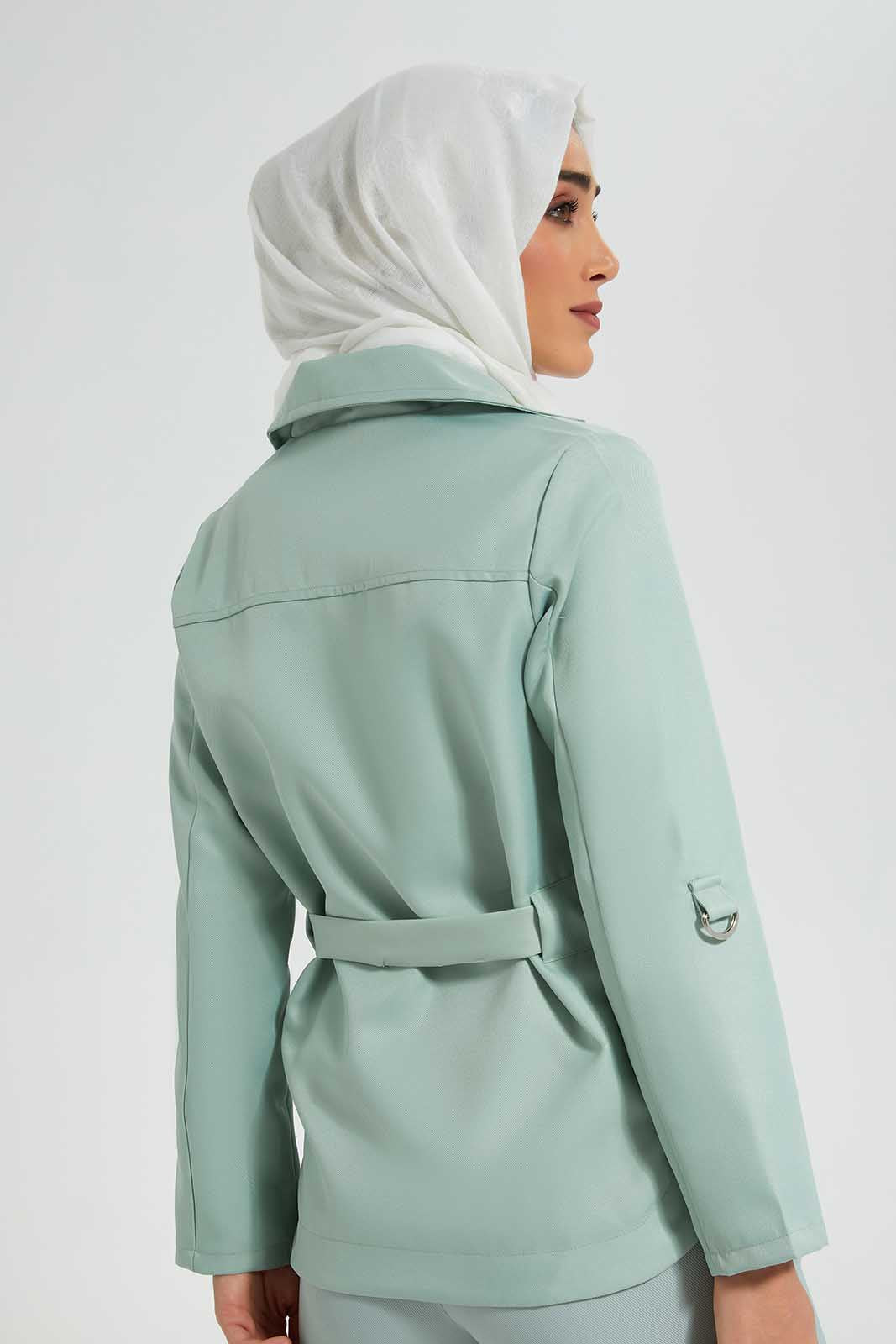 Redtag-Mint-Collar-Jacket-With-Front-Buttons-Category:Cardigans,-Colour:Mint,-Deals:New-In,-Filter:Women's-Clothing,-LMC,-New-In-Women-APL,-Non-Sale,-Section:Women,-W22O,-Women-Cardigans--