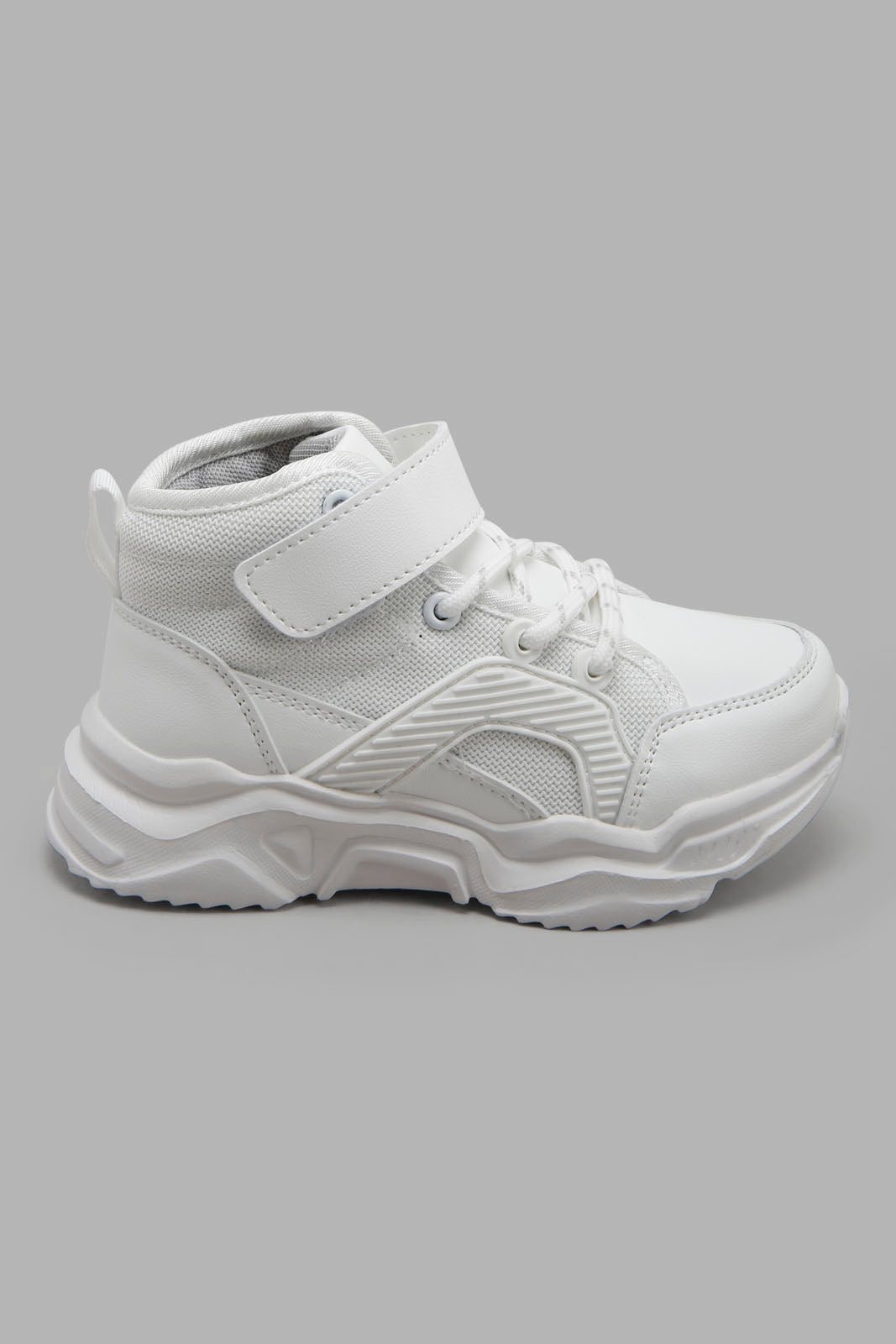 Redtag-White-Chunky-Sneaker-BOY-Trainers,-Category:Trainers,-Colour:White,-Deals:New-In,-Filter:Boys-Footwear-(3-to-5-Yrs),-New-In-BOY-FOO,-Non-Sale,-Section:Boys-(0-to-14Yrs),-W22A-Boys-3 to 5 Years