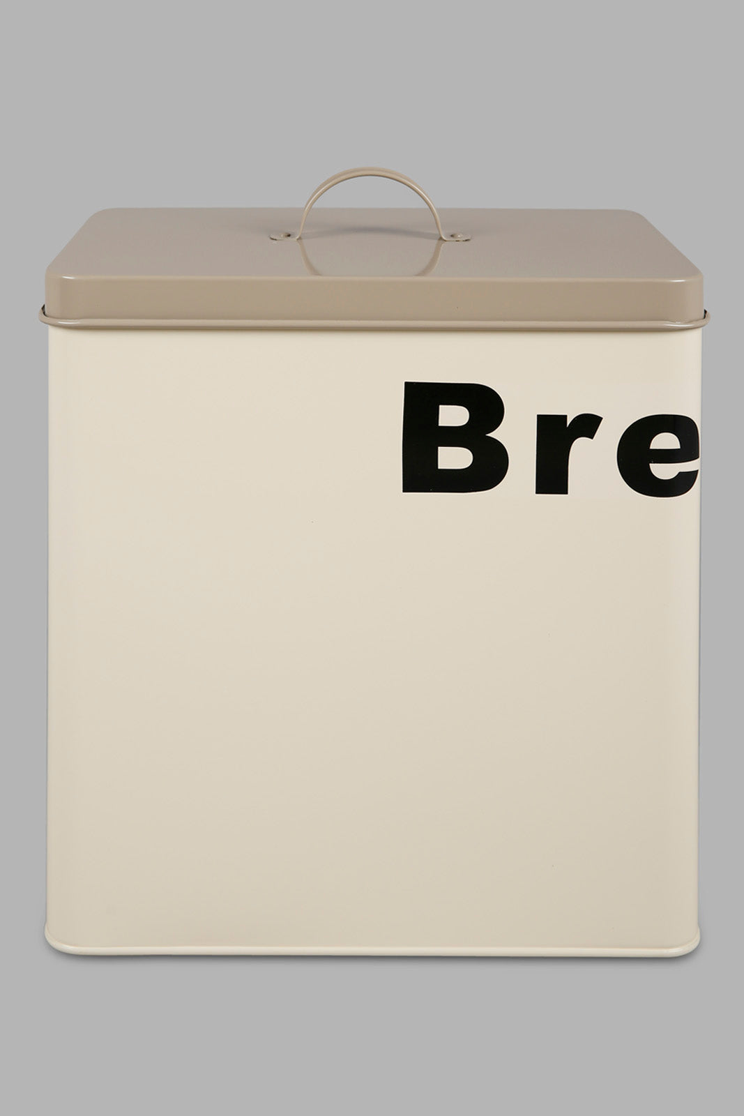 Redtag-Beige-Square-Bread-Canister-Category:Canisters-And-Jars,-Colour:Beige,-Deals:New-In,-Filter:Home-Dining,-HMW-DIN-Storage,-New-In-HMW-DIN,-Non-Sale,-Section:Homewares,-W22O-Home-Dining-
