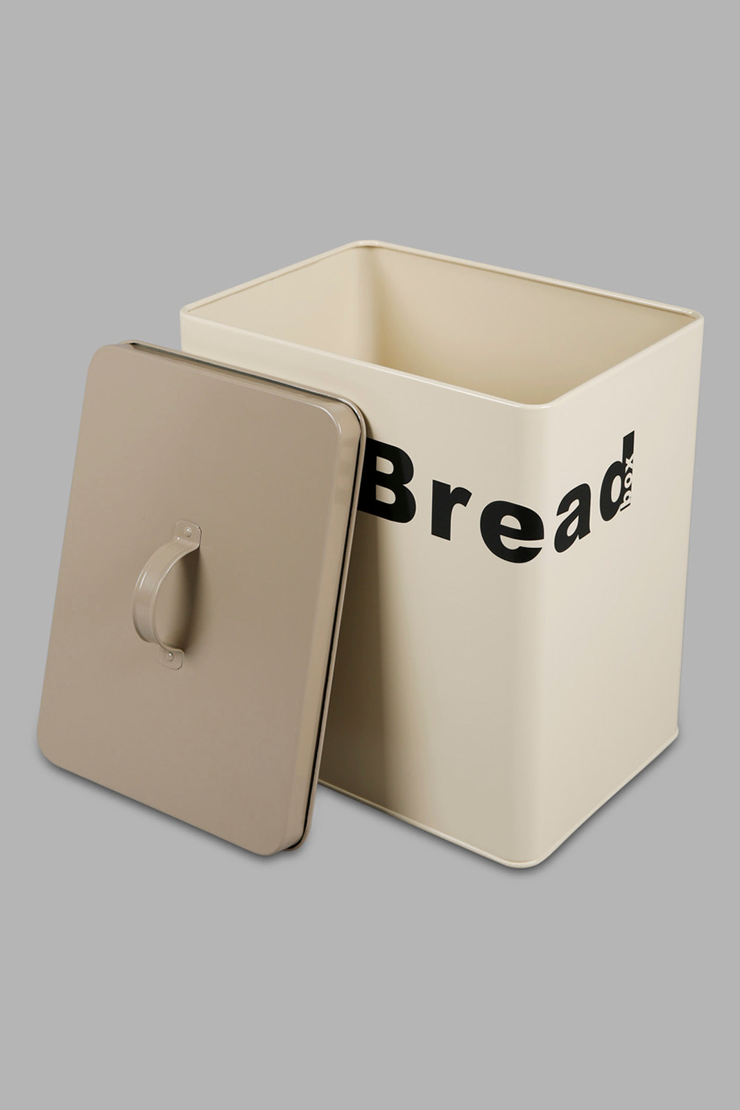Redtag-Beige-Square-Bread-Canister-Category:Canisters-And-Jars,-Colour:Beige,-Deals:New-In,-Filter:Home-Dining,-HMW-DIN-Storage,-New-In-HMW-DIN,-Non-Sale,-Section:Homewares,-W22O-Home-Dining-