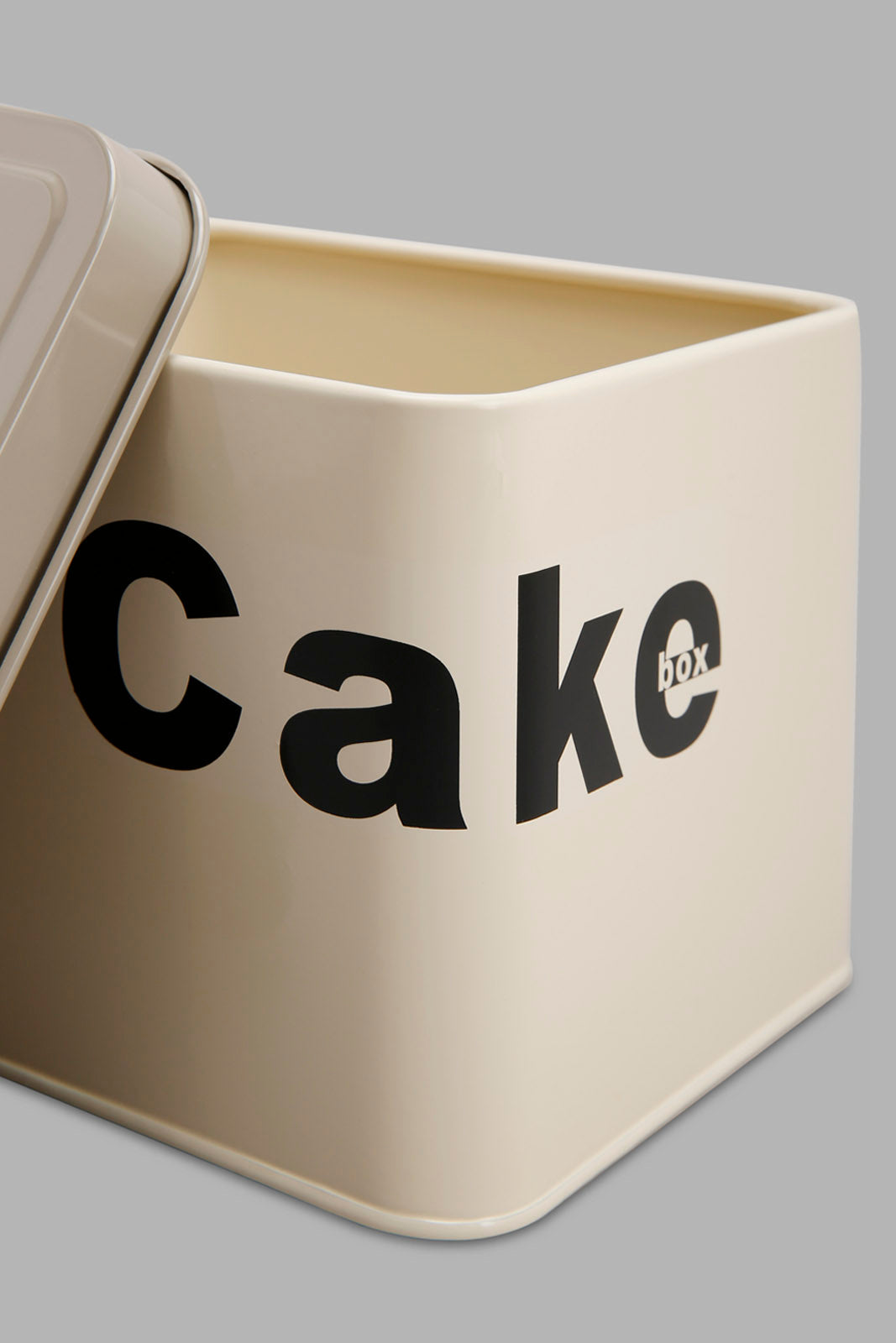 Redtag-Beige-Square-Cake-Canister-Category:Canisters-And-Jars,-Colour:Beige,-Deals:New-In,-Filter:Home-Dining,-HMW-DIN-Storage,-New-In-HMW-DIN,-Non-Sale,-Section:Homewares,-W22O-Home-Dining-
