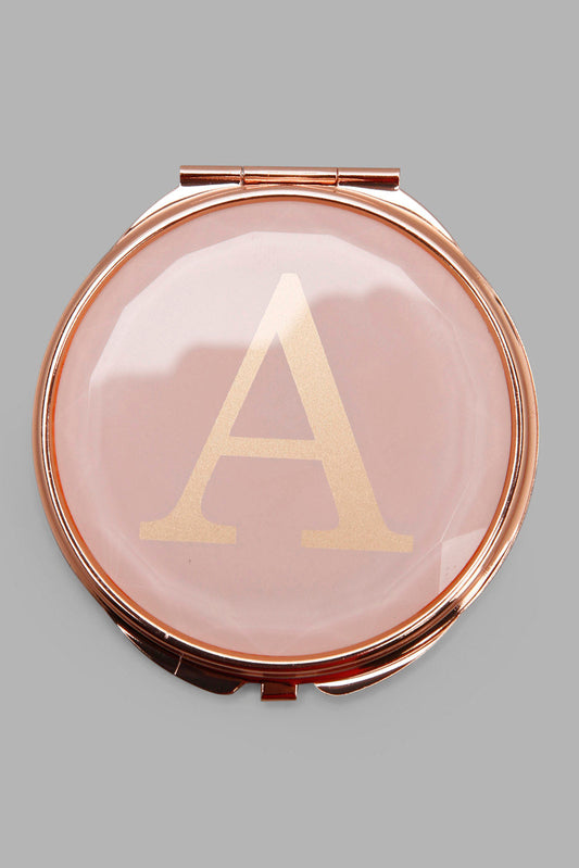 Redtag-Pink-Cosmetic-Mirror-Category:Cosmetics,-Colour:Pink,-Filter:Travel-Accessories,-IMP-Cosmetics,-New-In,-New-In-IMP-ACC,-Non-Sale,-Section:Travel,-W22A-Check-