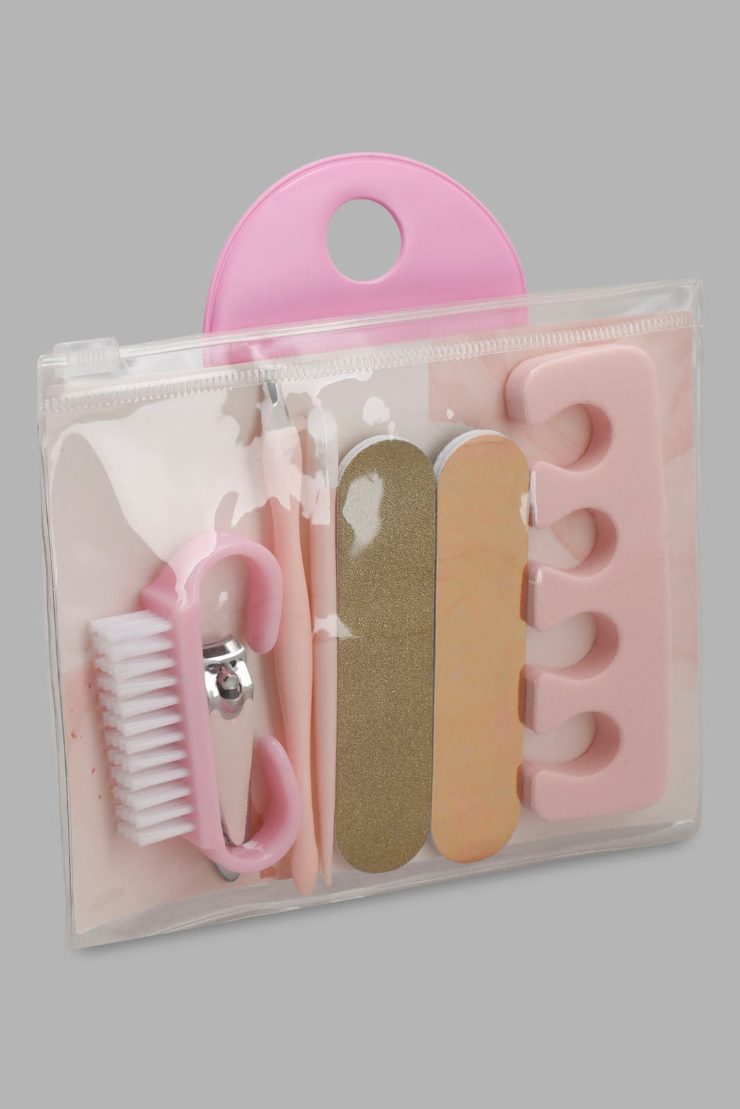 Redtag-Pink-Manicure-7Pcs-Set-Category:Jewellery,-Colour:Pink,-Filter:Travel-Accessories,-IMP-Jewellery,-New-In,-New-In-IMP-ACC,-Non-Sale,-Section:Travel,-W22A-Check-