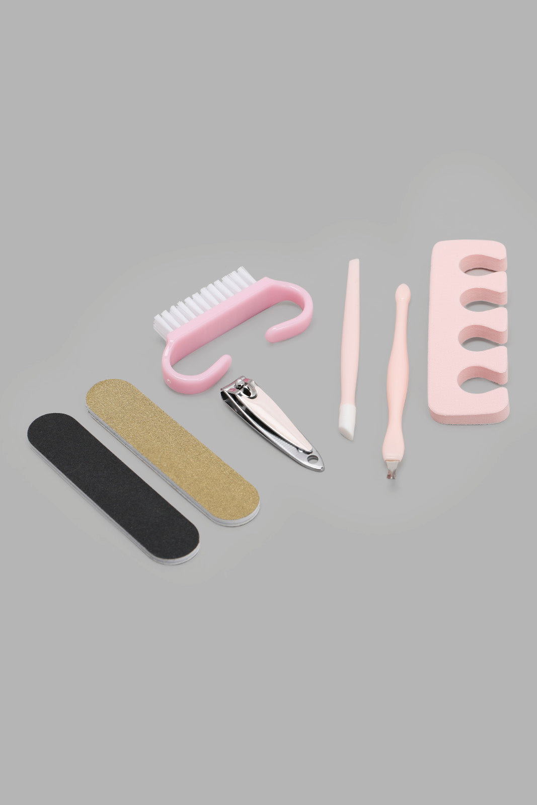 Redtag-Pink-Manicure-7Pcs-Set-Category:Jewellery,-Colour:Pink,-Filter:Travel-Accessories,-IMP-Jewellery,-New-In,-New-In-IMP-ACC,-Non-Sale,-Section:Travel,-W22A-Check-