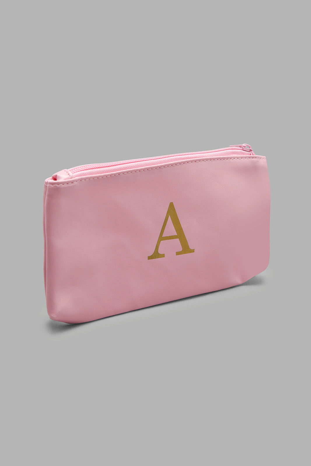 Redtag-Pink/White-Cosmetic-Bag-Category:Jewellery,-Colour:Pink,-Filter:Travel-Accessories,-IMP-Jewellery,-New-In,-New-In-IMP-ACC,-Non-Sale,-Section:Travel,-W22A-Check-
